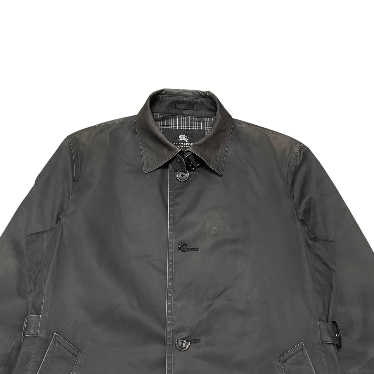 Burberry Vintage Burberry Black Label Nova Check Coat Jacket Size US L / EU 52-54 / 3 - 2 Thumbnail