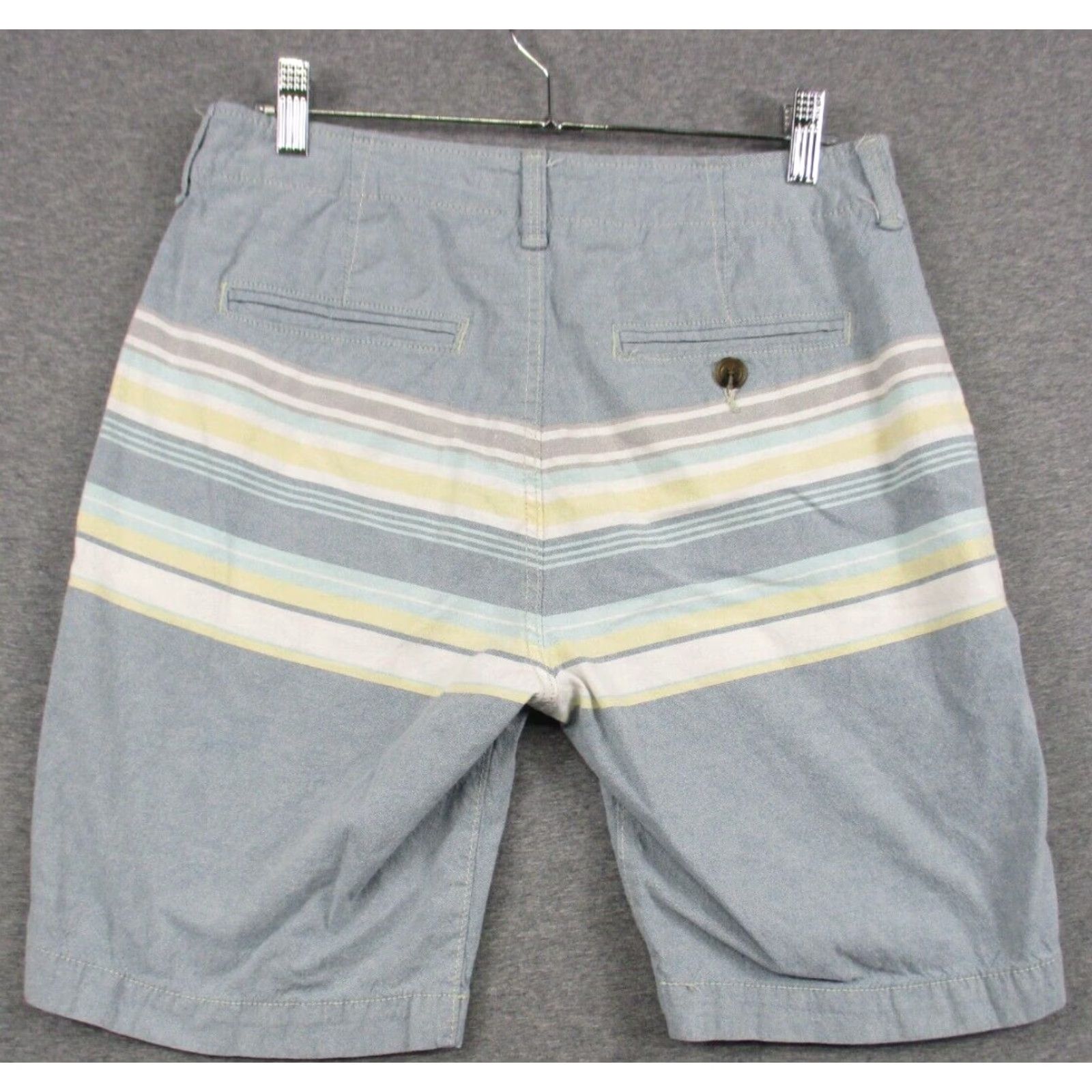 Vintage VINTAGE Aeropostale Shorts 31 Men's Blue Stripe Pockets Cotton Casual Beach Preppy Size US 30 / EU 46 - 6 Thumbnail