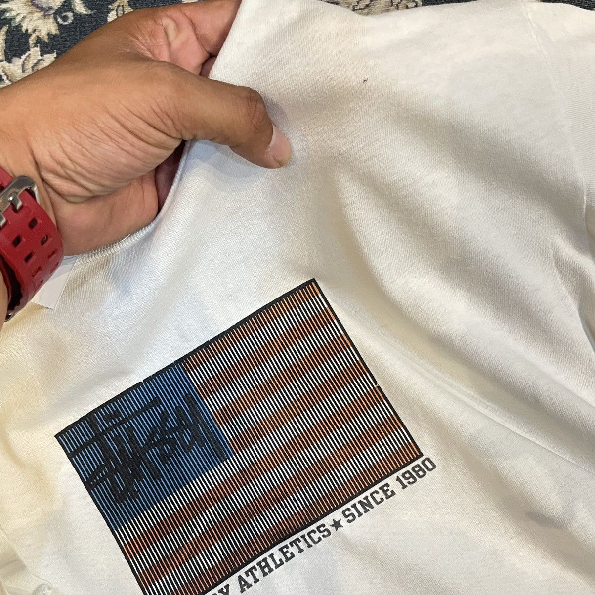 Stussy Stussy Athletic Skull inside Flag Size US M / EU 48-50 / 2 - 5 Thumbnail