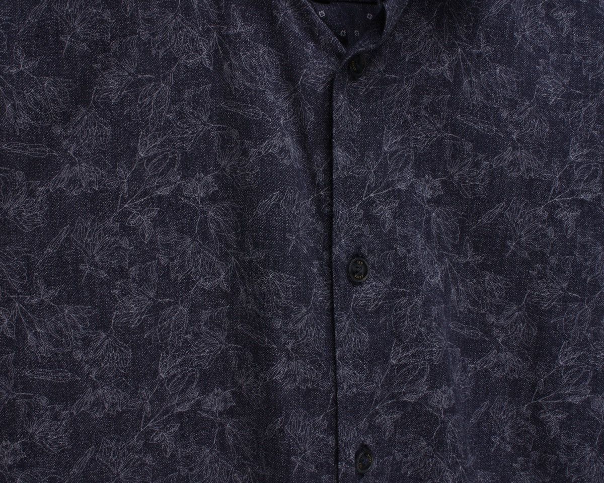 Designer × Ted Baker TED BAKER Marais Floral Geo Printed Long Sleeve Button Shirt Size US M / EU 48-50 / 2 - 9 Thumbnail