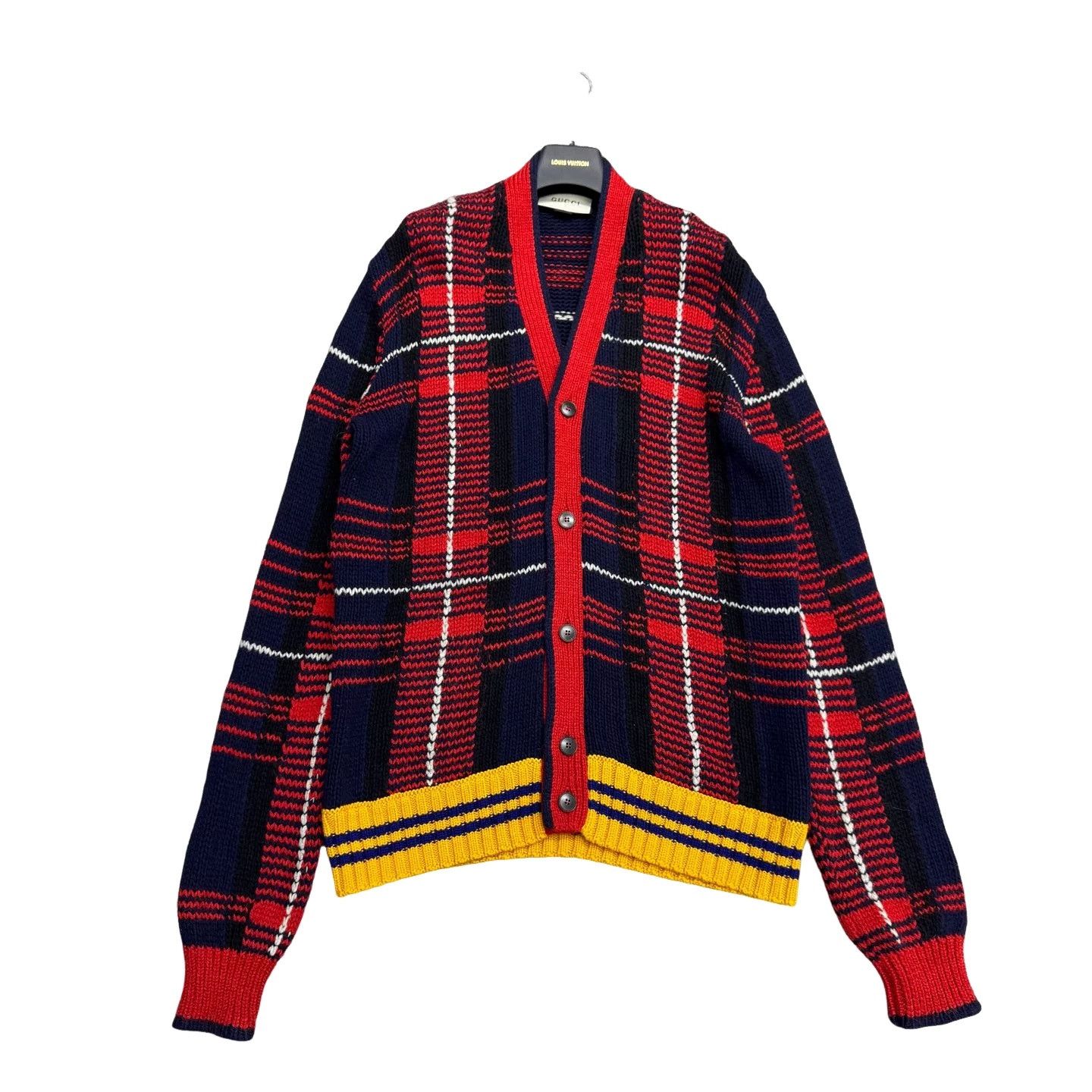 Gucci Gucci Plaid Cardigan Size XL Size US XL / EU 56 / 4 - 1 Thumbnail