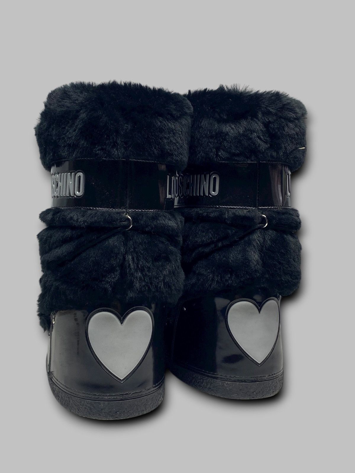 Love Moschino Love Moschino Black Moon Snow Boots Size US 8 / IT 38 - 4 Thumbnail