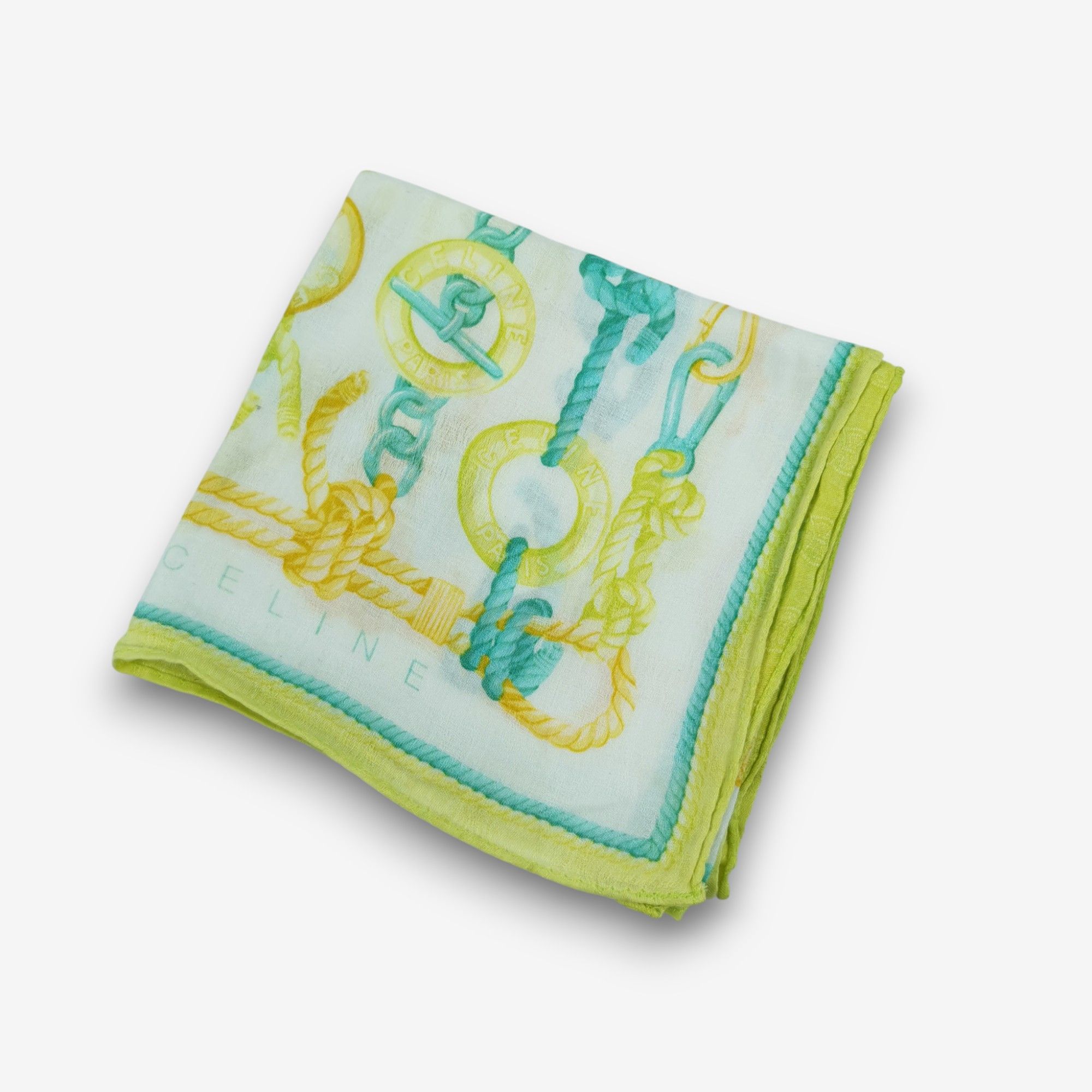 Celine Vintage Celine Handkerchief Pocket Square Bandana Size ONE SIZE - 4 Thumbnail