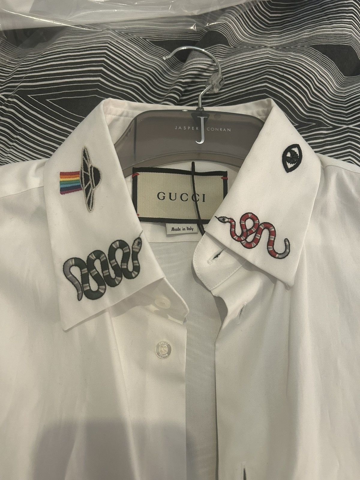 Gucci Gucci Snake Collar Shirt | Grailed