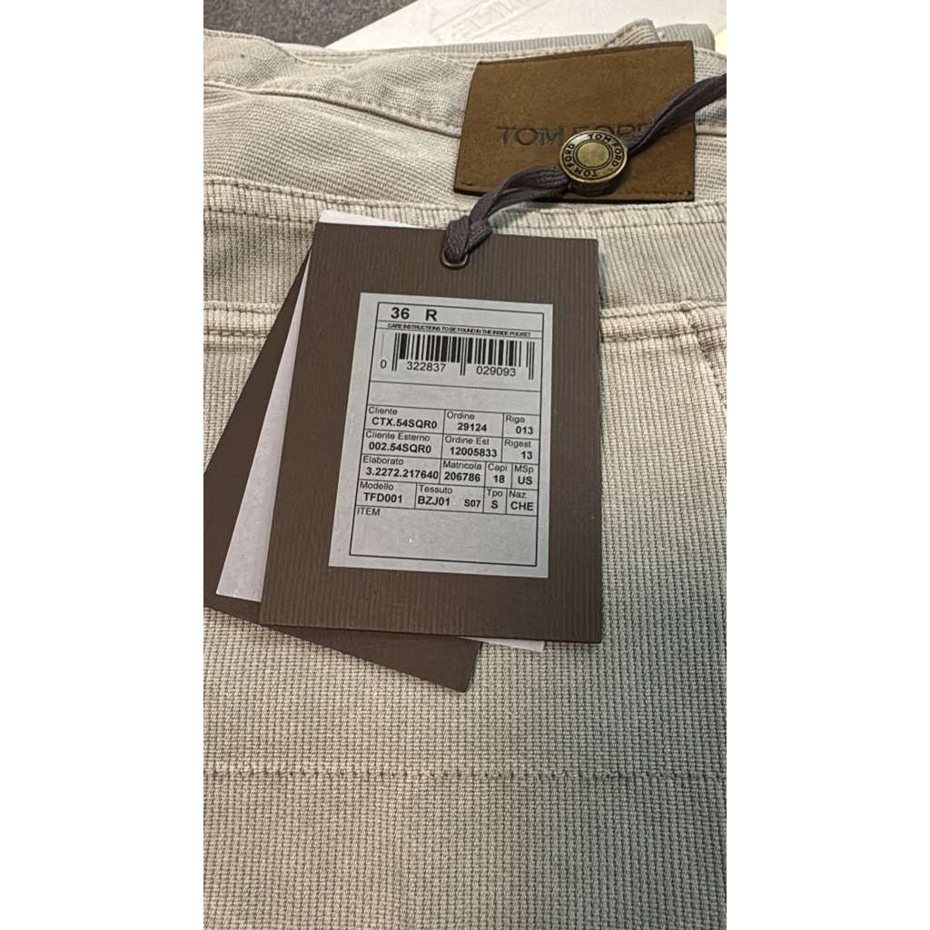 Tom Ford o1rshd1 Slim Jeans in Beige 36 Size US 36 / EU 52 - 22 Thumbnail