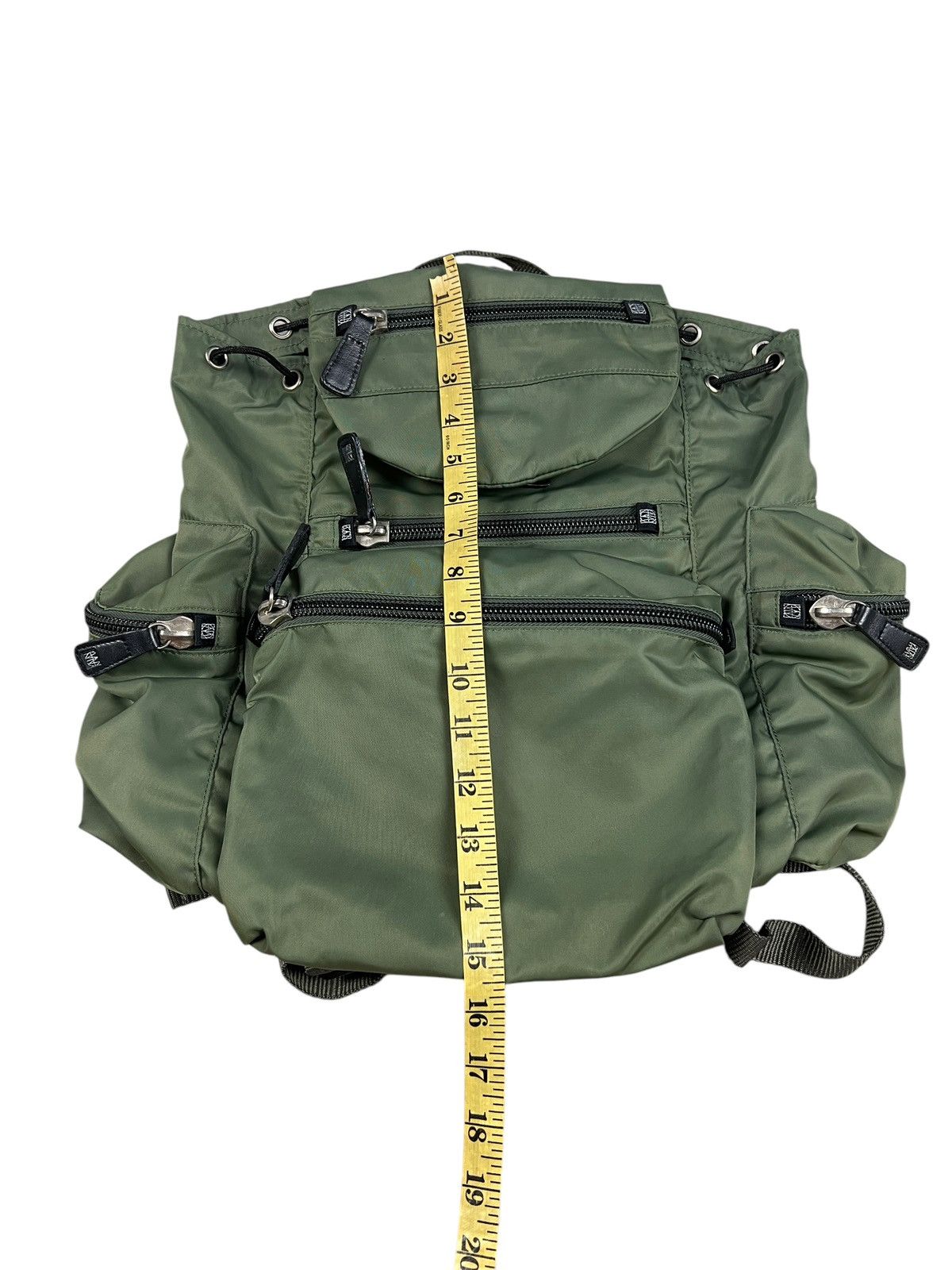 Y's × Yohji Yamamoto 1990s Yohji Yamamoto Workshop Tanker Backpack Size ONE SIZE - 20 Thumbnail
