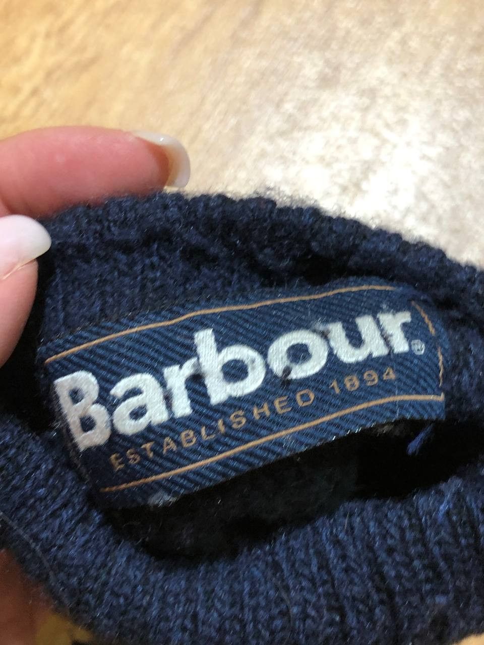 Barbour Vintage blue Barbour logo gloves luxury Y2K Streetwear Size ONE SIZE - 2 Thumbnail