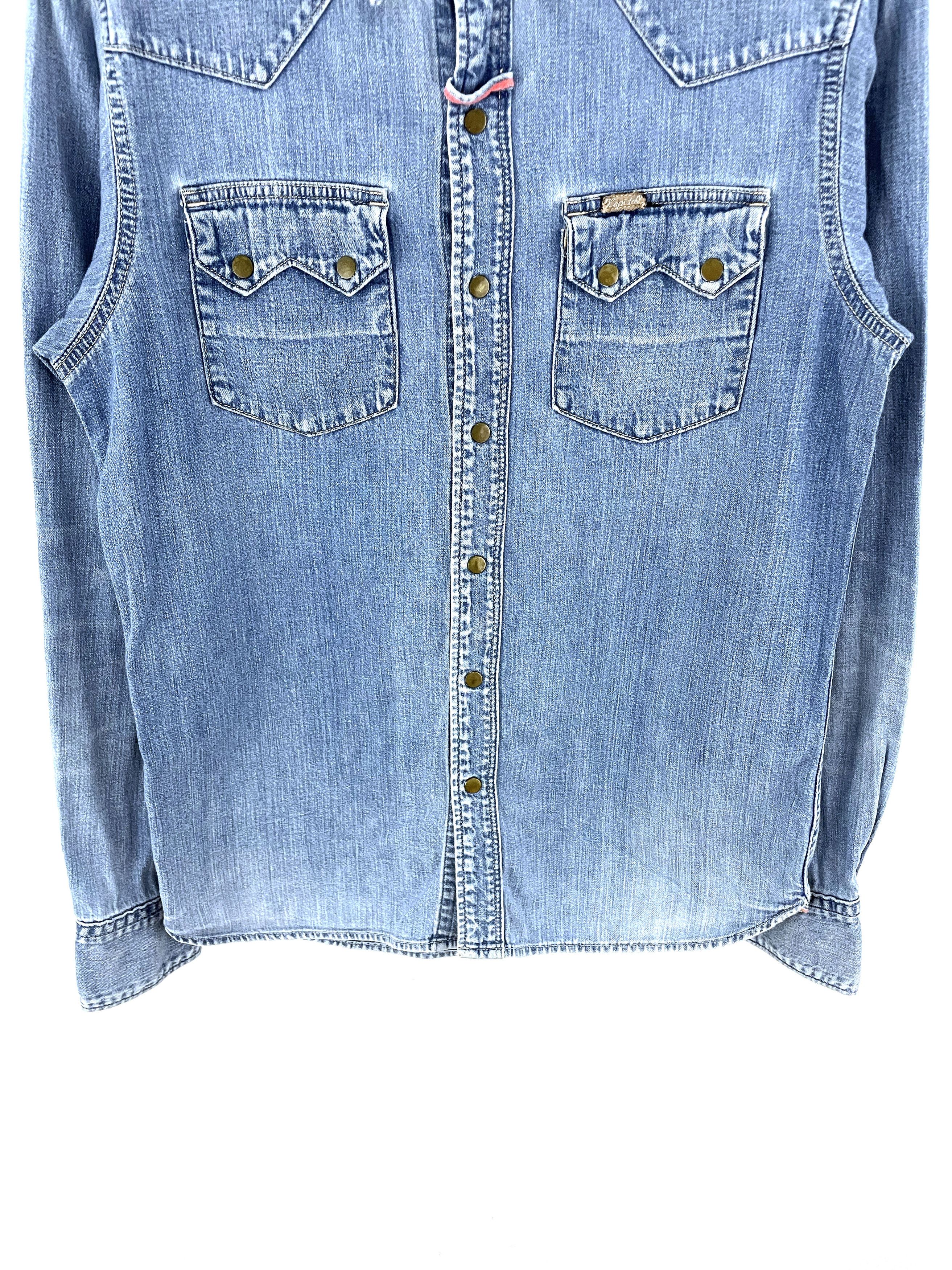 Kapital Western Denim Shirt Size US M / EU 48-50 / 2 - 6 Thumbnail