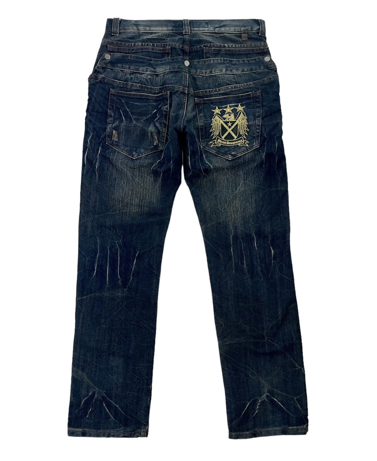 Japanese Brand × Seditionaries VINTAGE JAPANESE BRAND DOUBLE WAIST JEANS Size US 31 - 2 Thumbnail