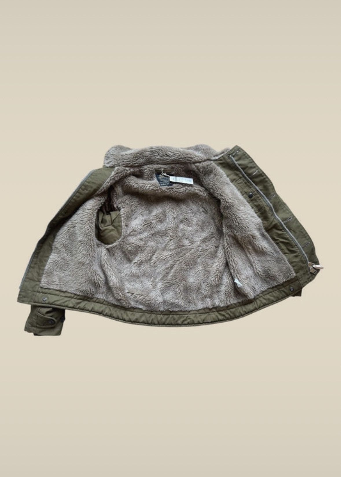 Iron Heart Iron Heart whipcord N1 deck jacket - khaki (IHM-35-KHA) Size US L / EU 52-54 / 3 - 4 Thumbnail