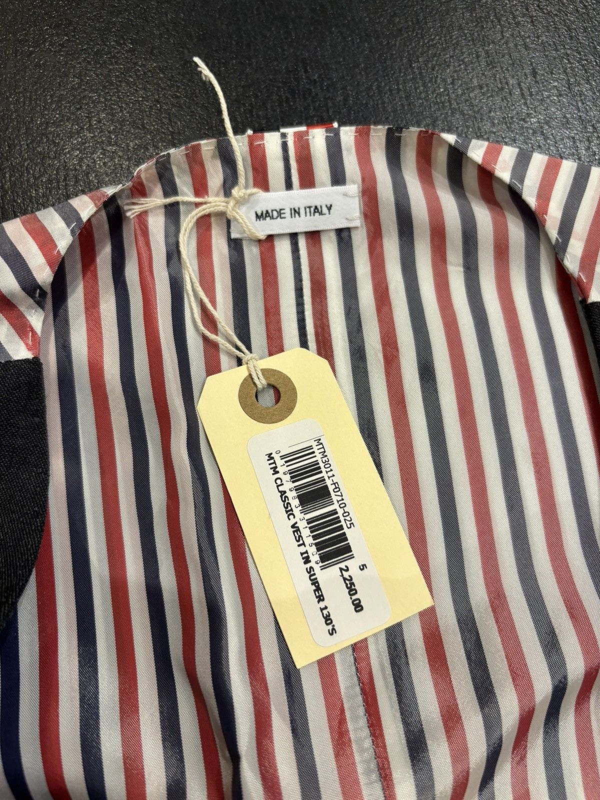 Thom Browne Thom Browne MTM Classic Vest Size 52R - 3 Thumbnail