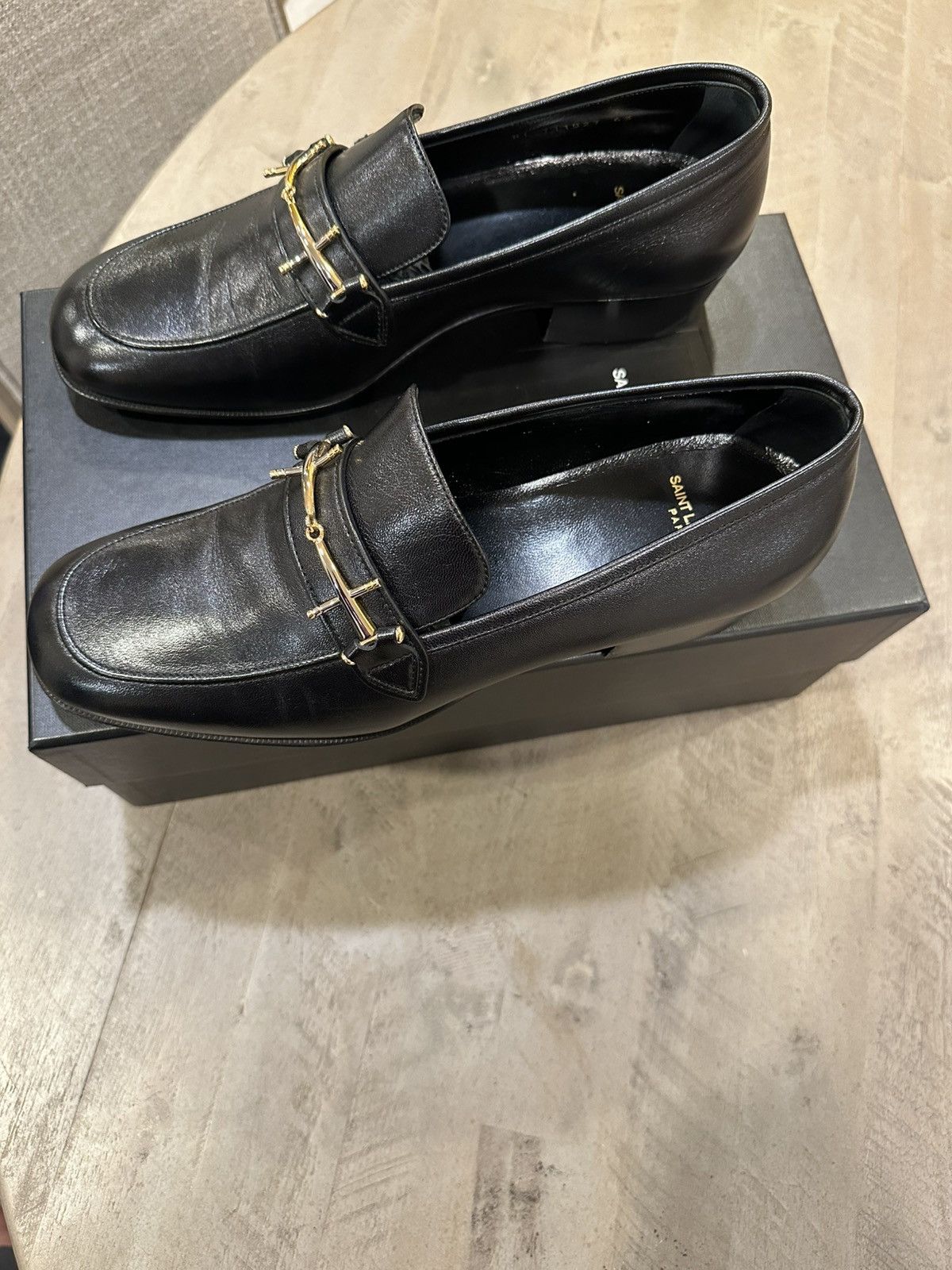 Saint Laurent Paris YSL Solferino 30 Moc Loafers Size US 10 / EU 43 - 8 Thumbnail