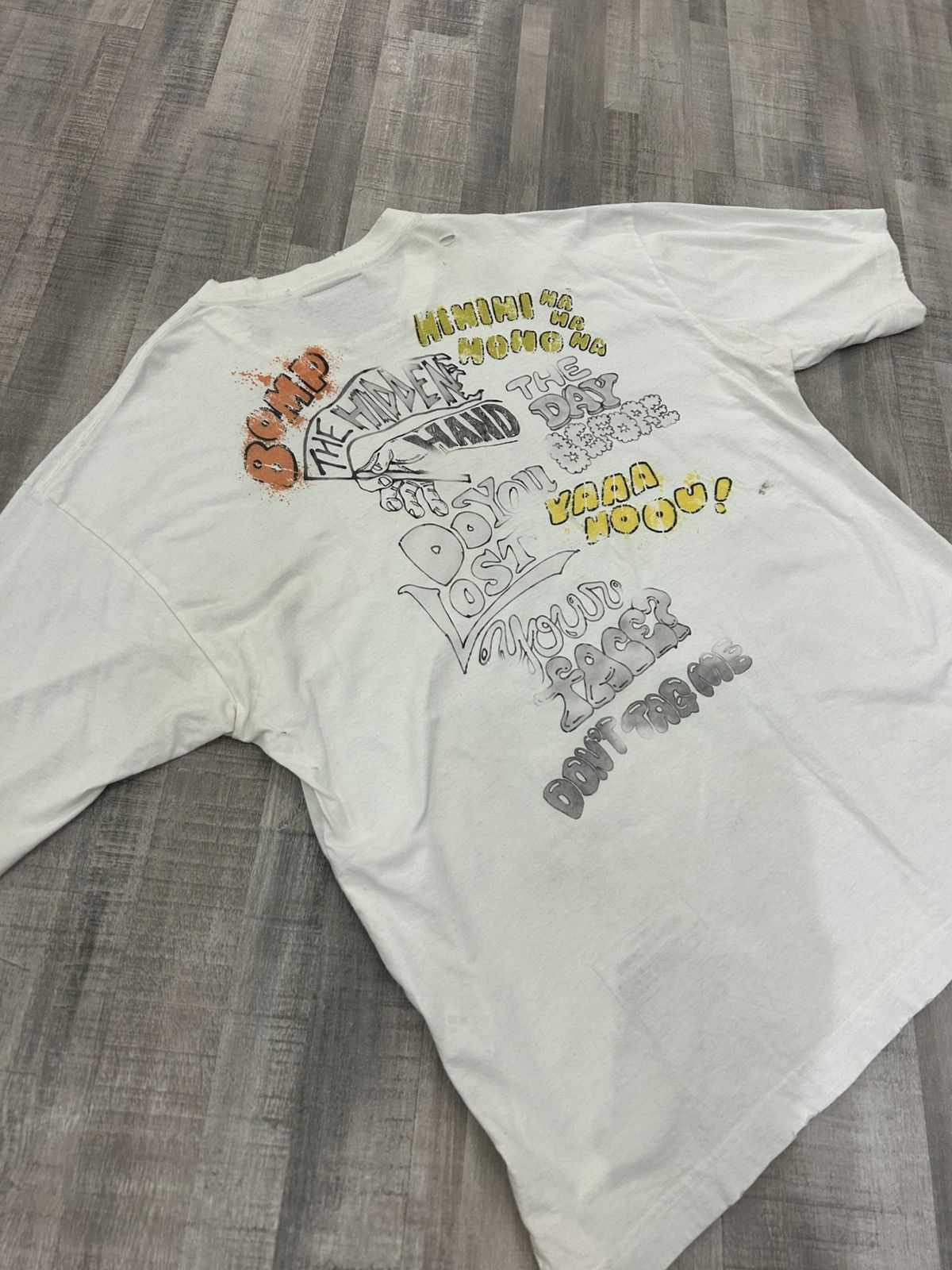 Maison MIHARA YASUHIRO Maison Mihara Yasuhiro Distressed Cotton Tee Size US M / EU 48-50 / 2 - 5 Thumbnail
