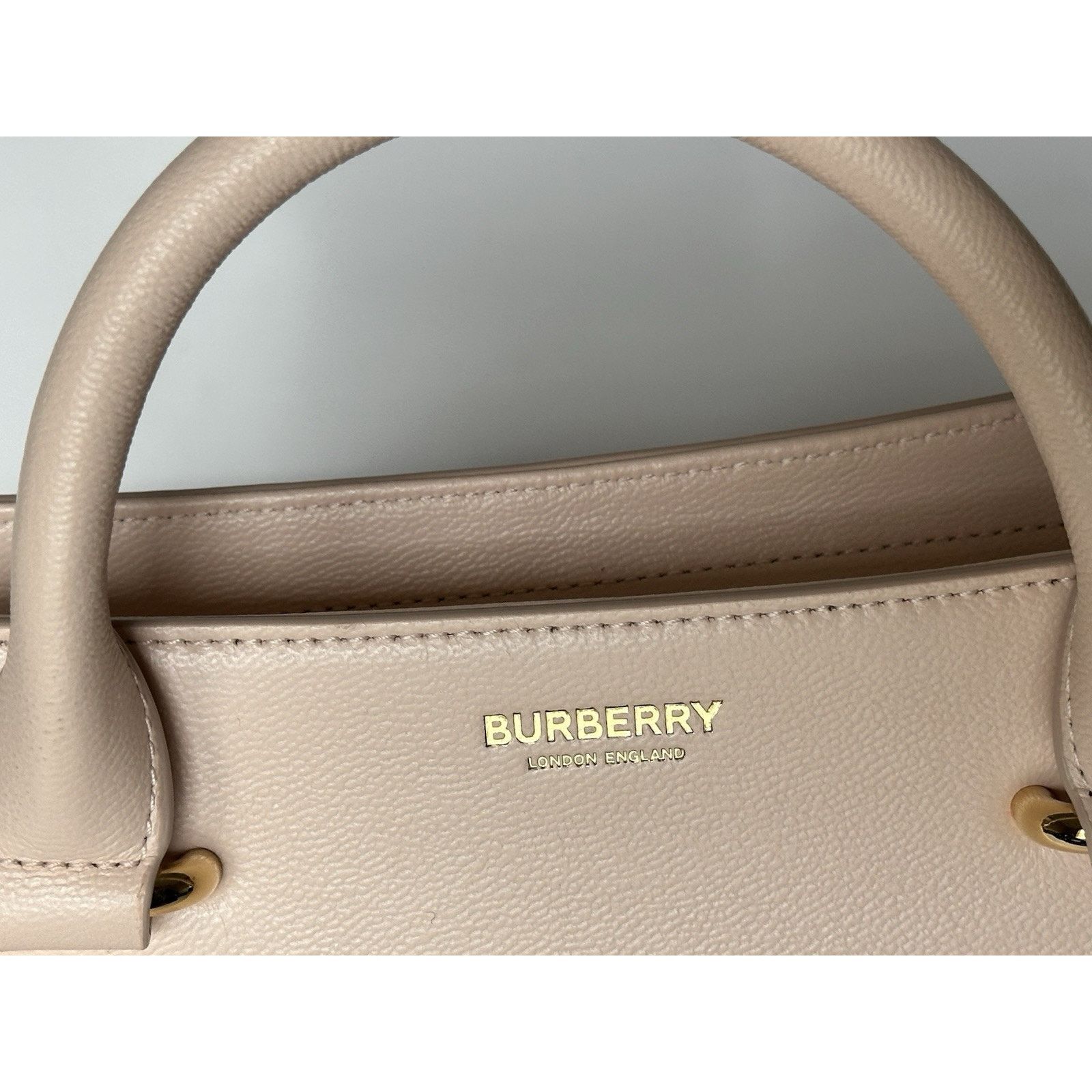 Burberry Burberry Banvell Mini Leather Cross Body Bag Cameo 8084487 Size ONE SIZE - 8 Thumbnail