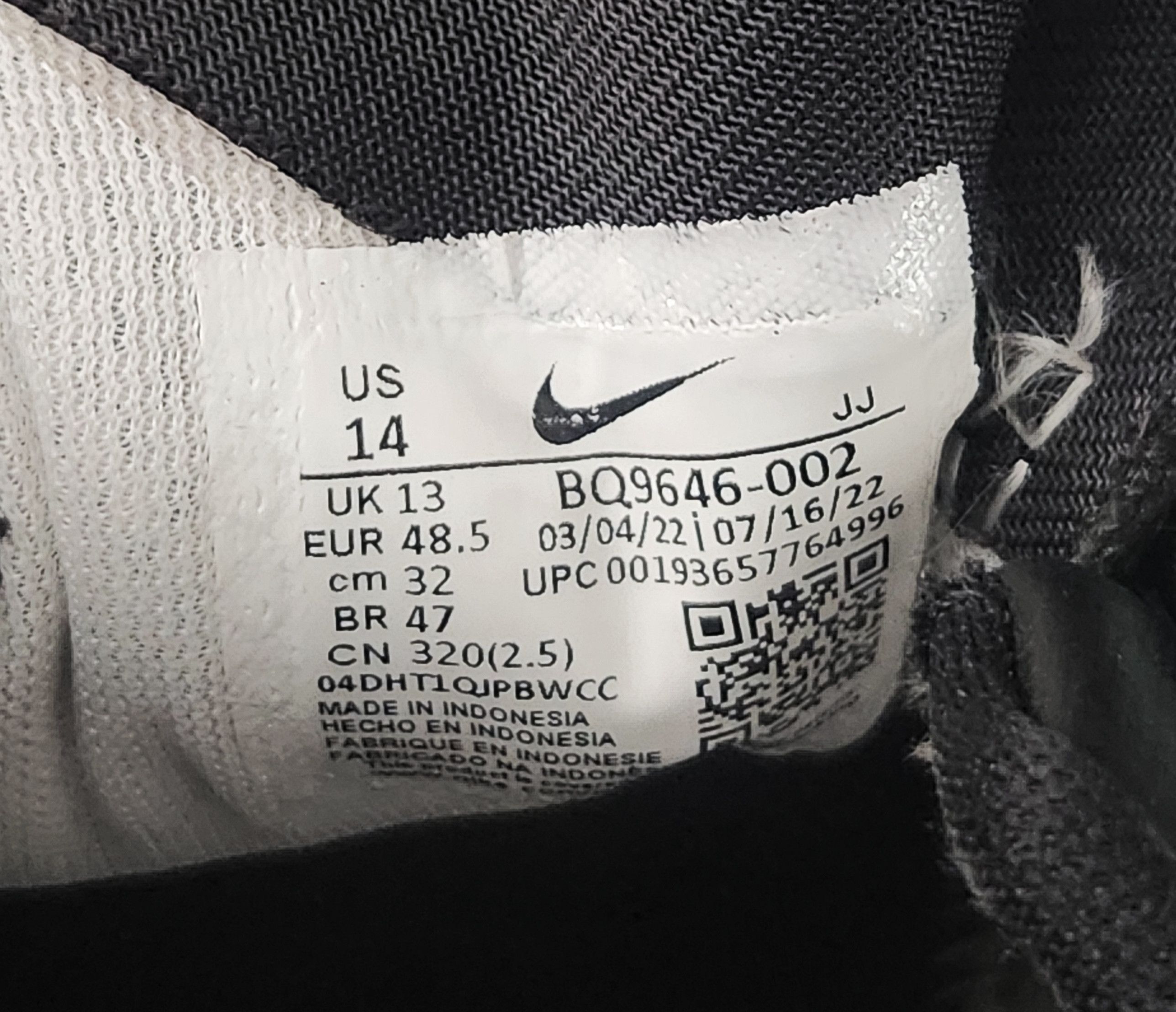Nike Nike Air Zoom Pegasus 37 Running Shoes CJ0677-001 SZ 14 Size US 14 / EU 47 - 13 Thumbnail