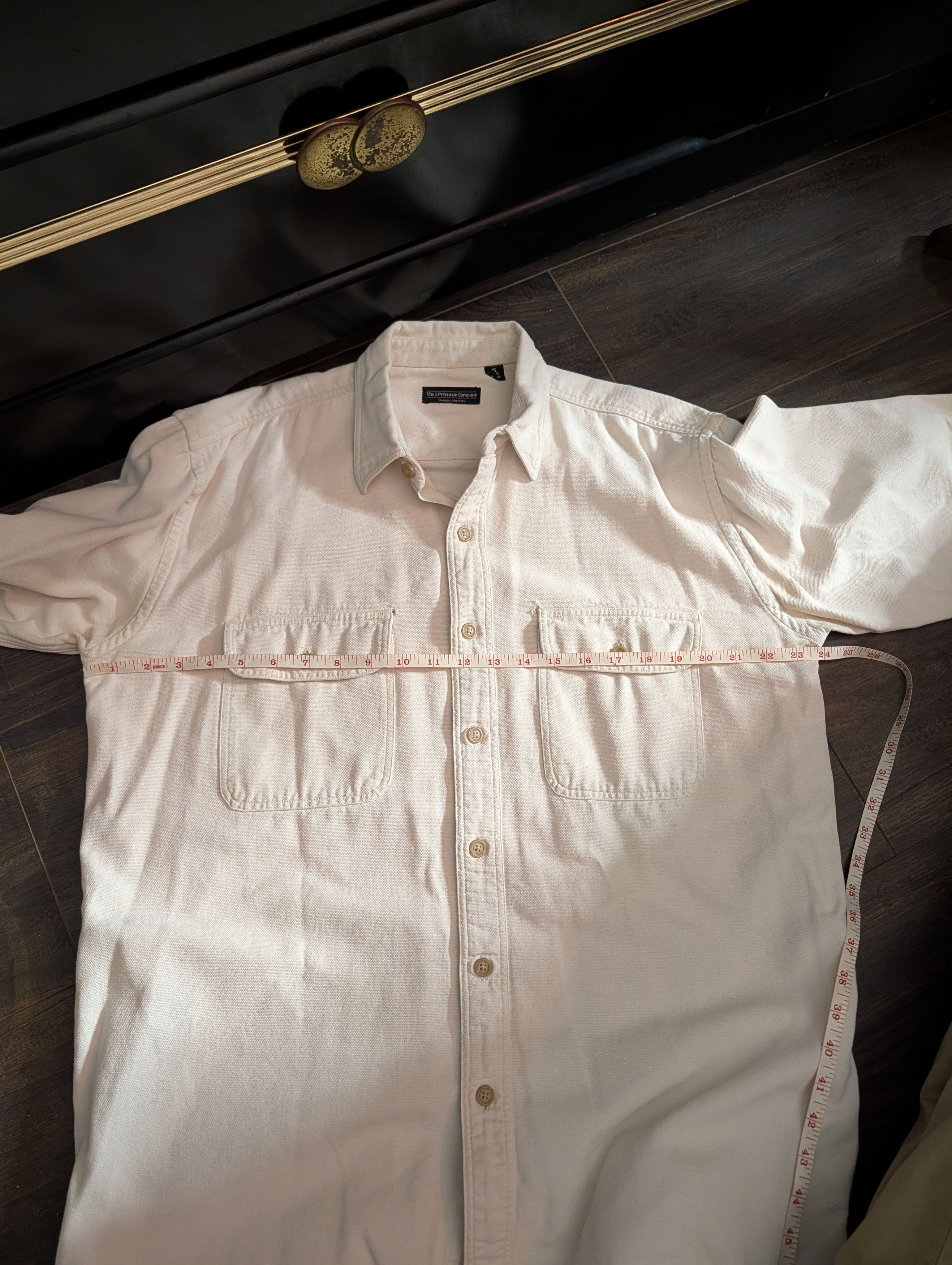 J. Peterman Vintage MiUSA canvas cotton dual pocket work shirt Size US M / EU 48-50 / 2 - 12 Thumbnail