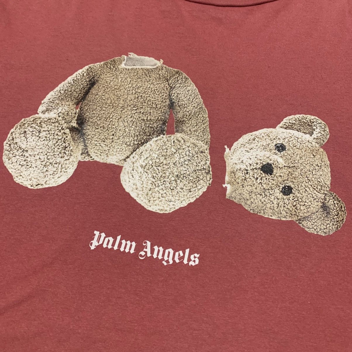 Palm Angels Palm Angels Medium Classic Bear Burgundy Pink Tee Size US M / EU 48-50 / 2 - 4 Thumbnail