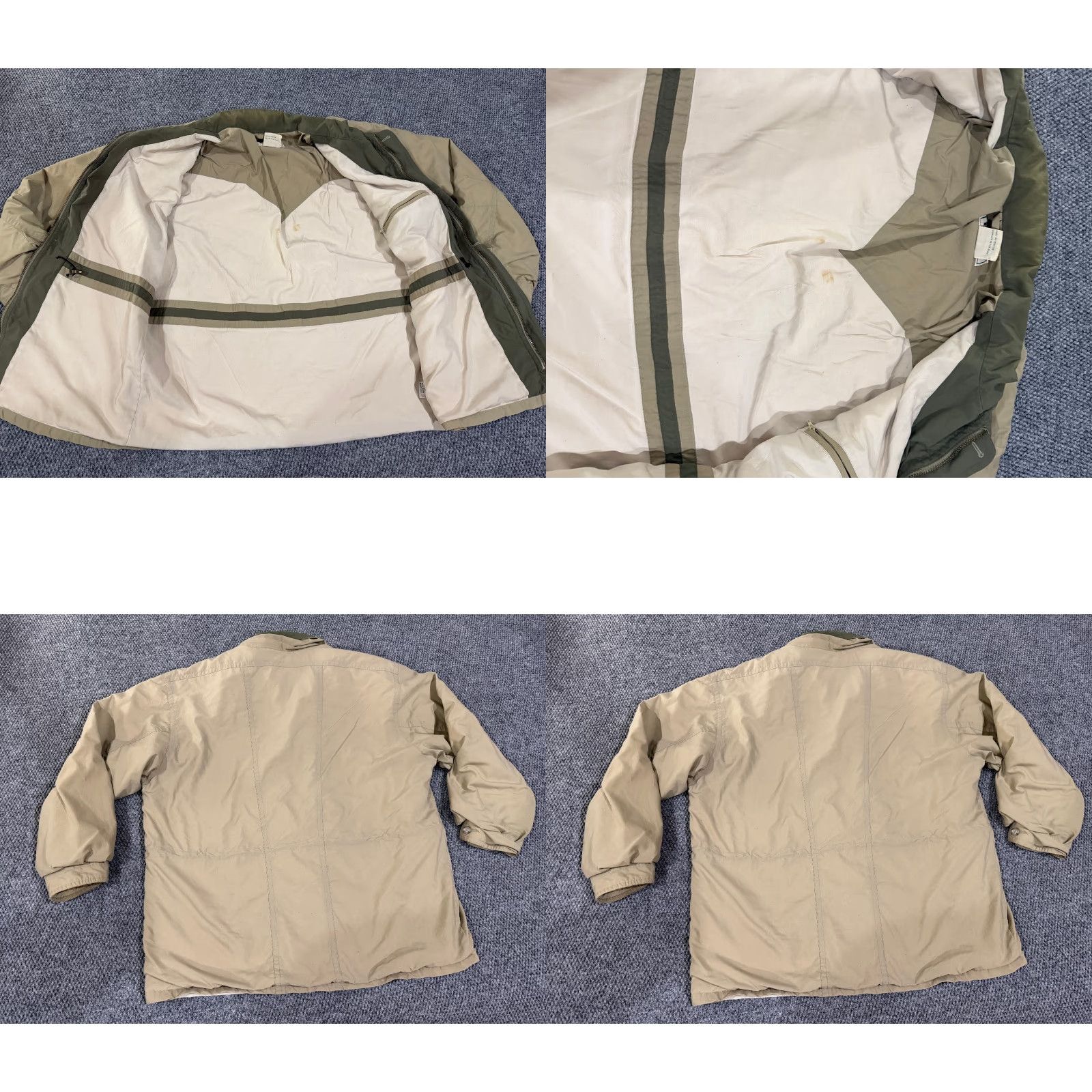 Vintage VINTAGE LL Bean Jacket Mens XL Beige Outdoor Hiking Field Coat 70s Lined Tan Bomber Jacket Size US XL / EU 56 / 4 - 8 Thumbnail