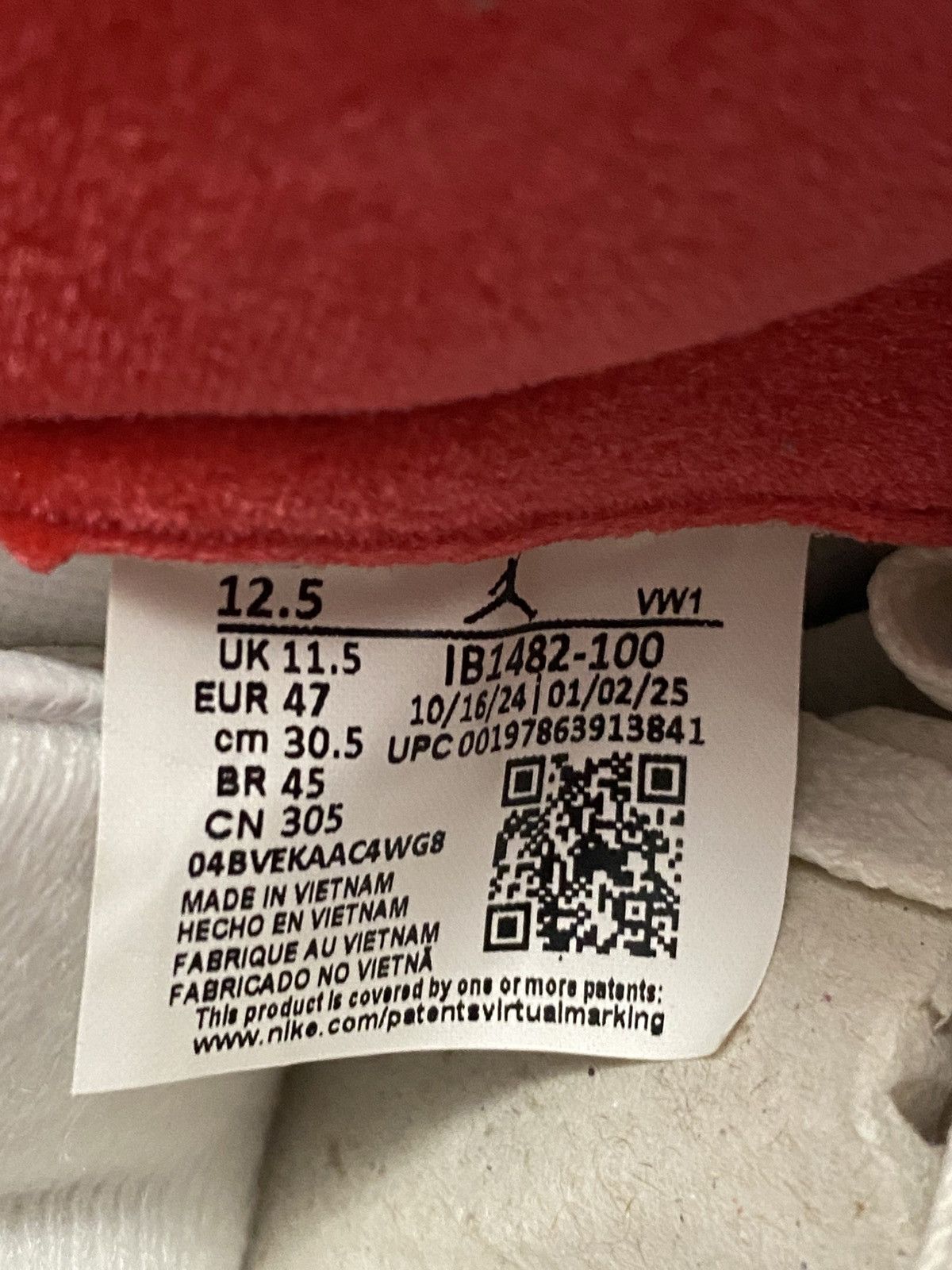 Jordan Brand × Nike Size 12.5 - Jordan 3 Retro Seoul 2.0 Cream Red Blue Men’s Size US 12.5 / EU 45-46 - 9 Thumbnail