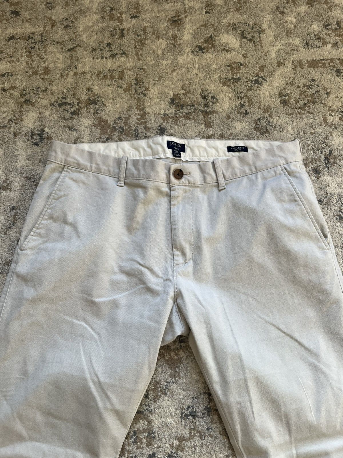J.Crew J. Crew 34x30 Men’s Light Gray Chinos Size US 34 / EU 50 - 2 Thumbnail