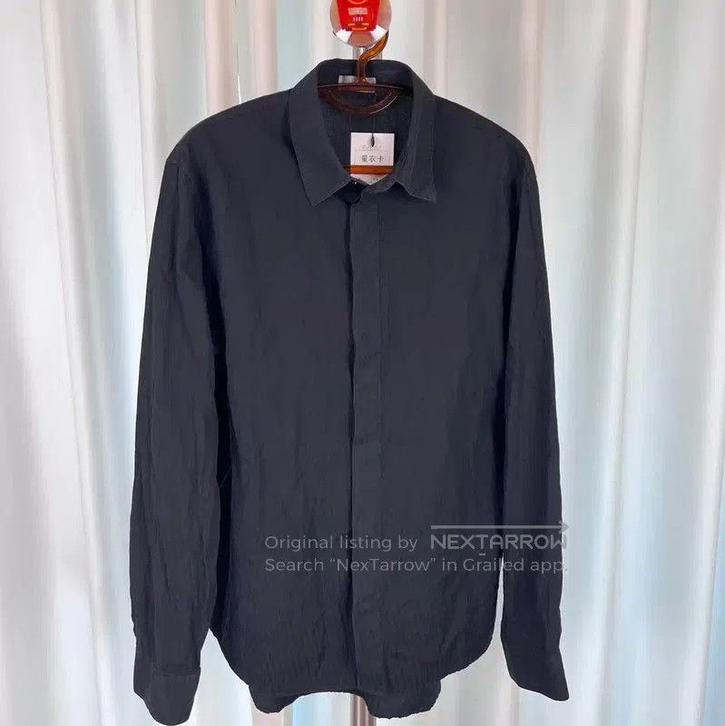 Dior Dior Black Cotton Long Sleeve Shirt . Size US L / EU 52-54 / 3 - 1 Thumbnail
