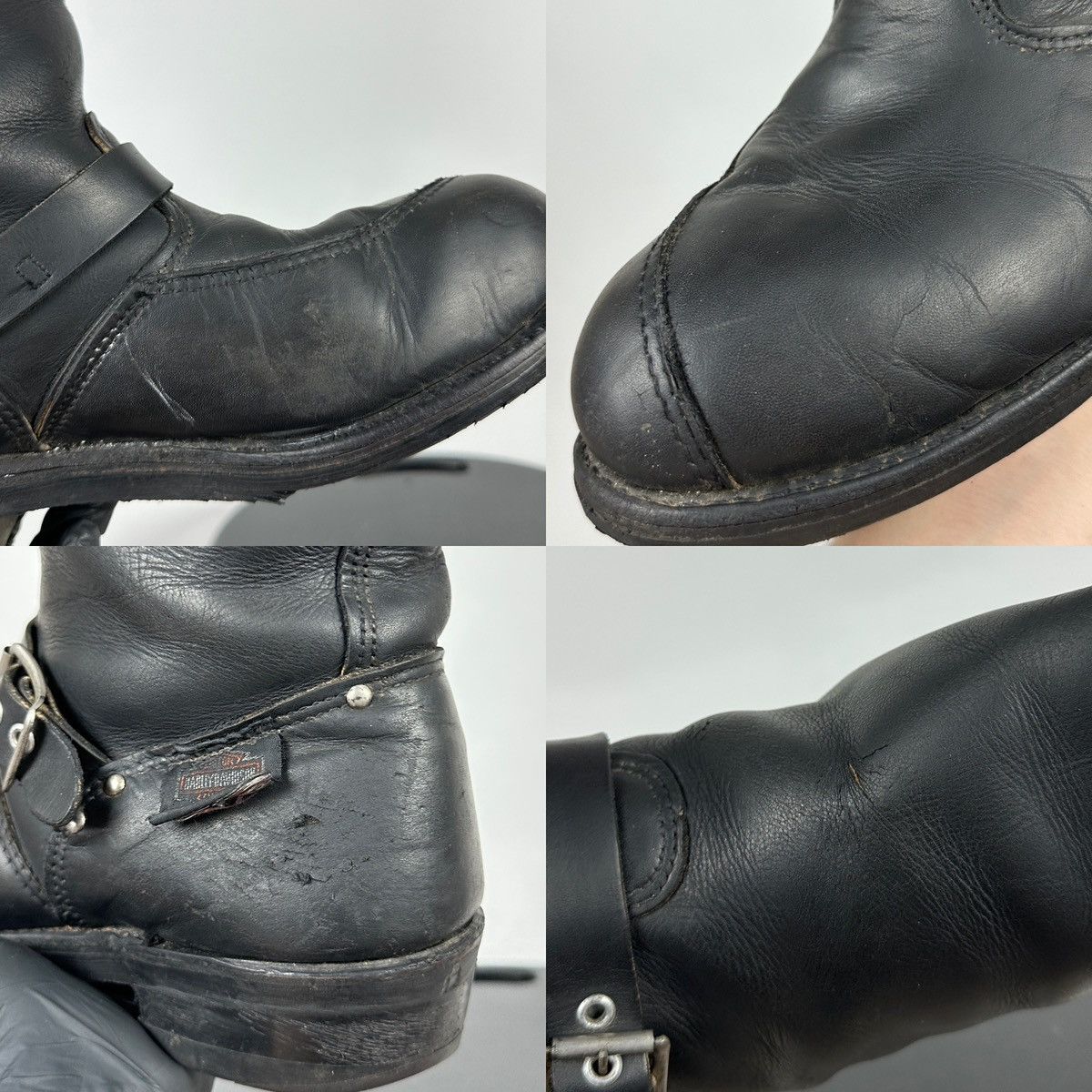 Harley Davidson 80s Vintage Harley Davidson Eagle Leather Motorcycle Boots Size US 9.5 / EU 42-43 - 21 Thumbnail