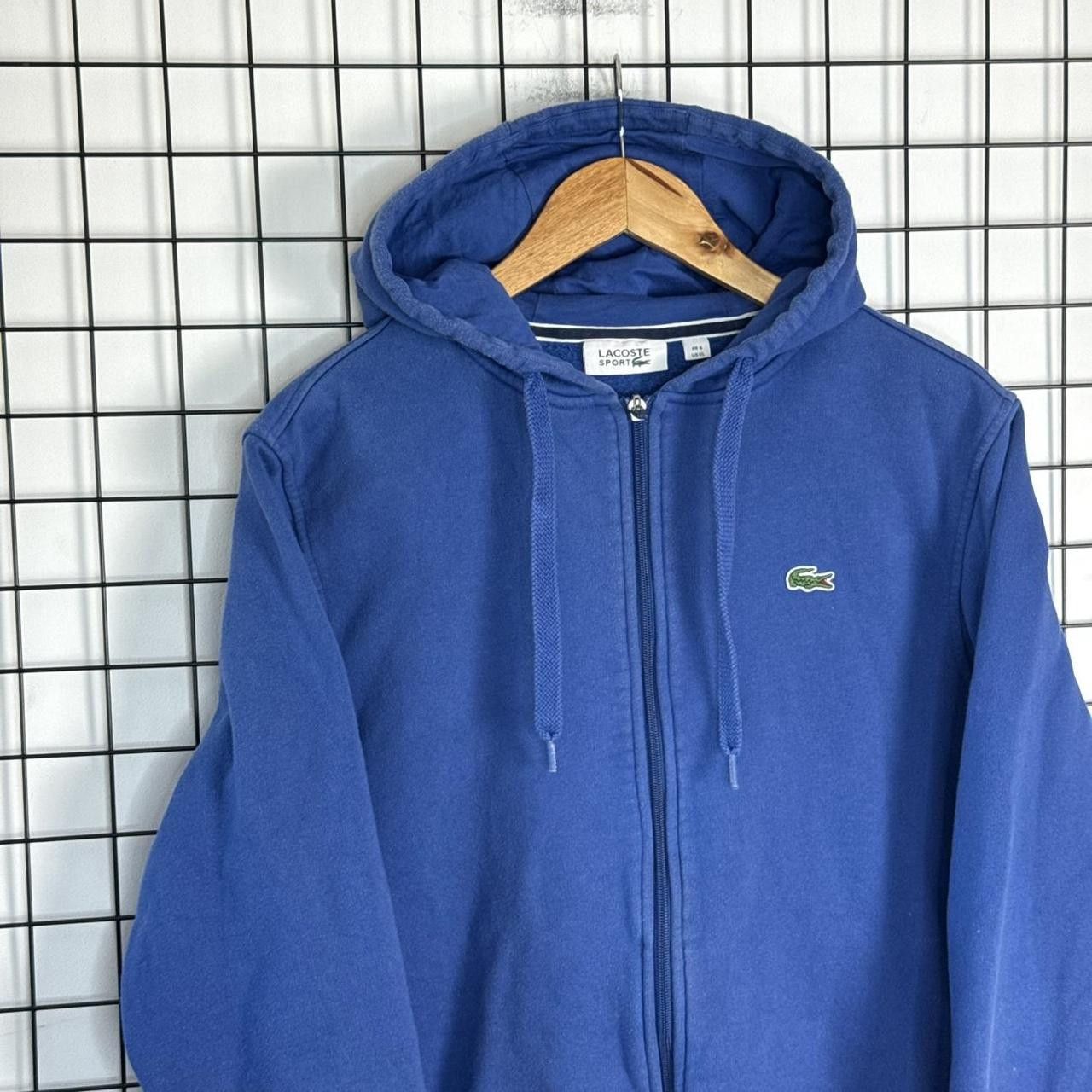Lacoste Lacoste Hoodie Zip Up Sweatshirt Blue Hooded Size US L / EU 52-54 / 3 - 4 Thumbnail