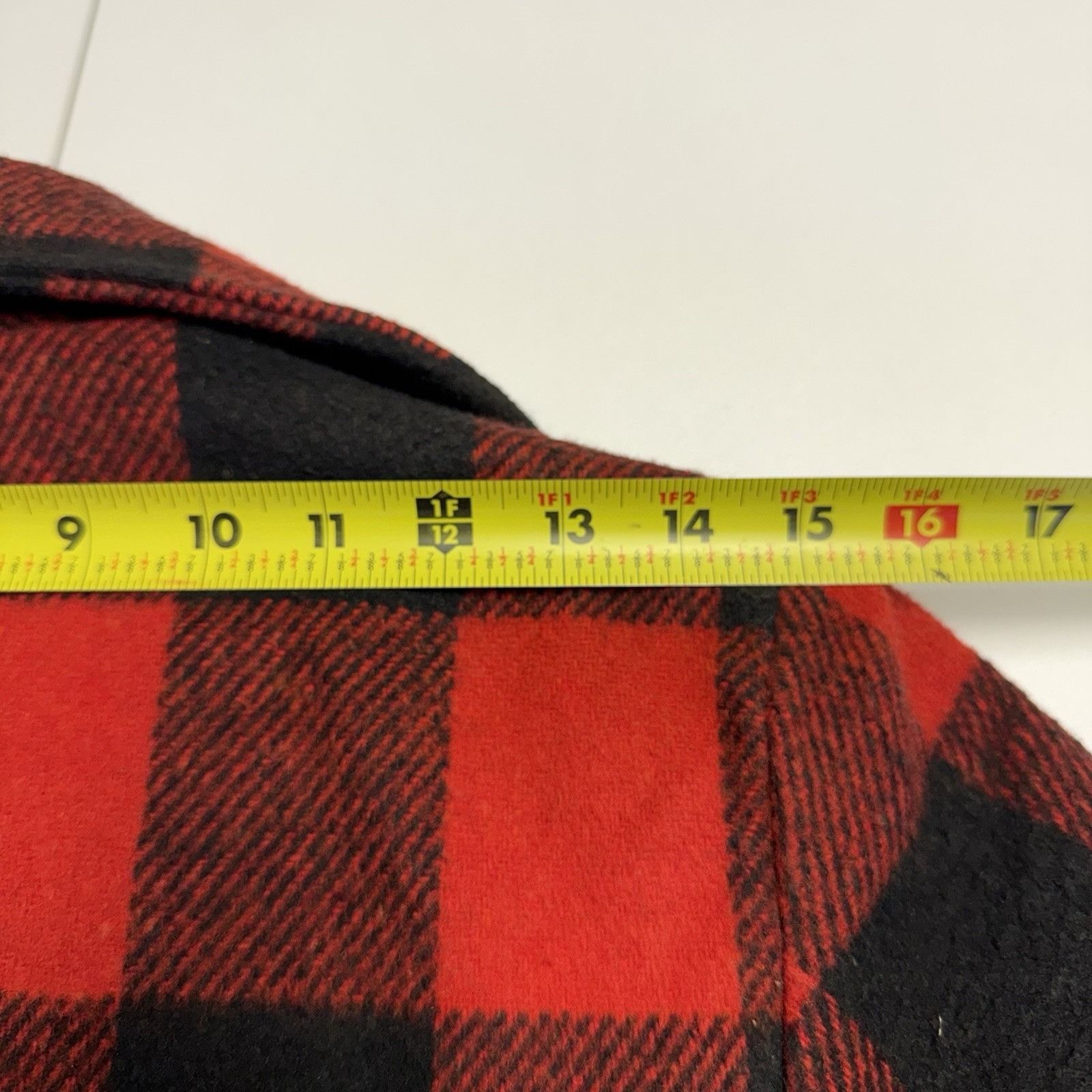 Vintage Vintage Womens Buffalo Plaid Jacket Size Small Red USA Fami Size S / US 4 / IT 40 - 9 Thumbnail
