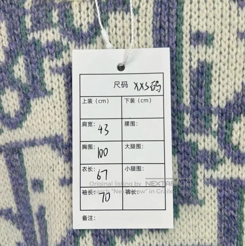 Dior Dior White Crewneck Sweater for Men . Size US XXS / EU 40 - 5 Thumbnail
