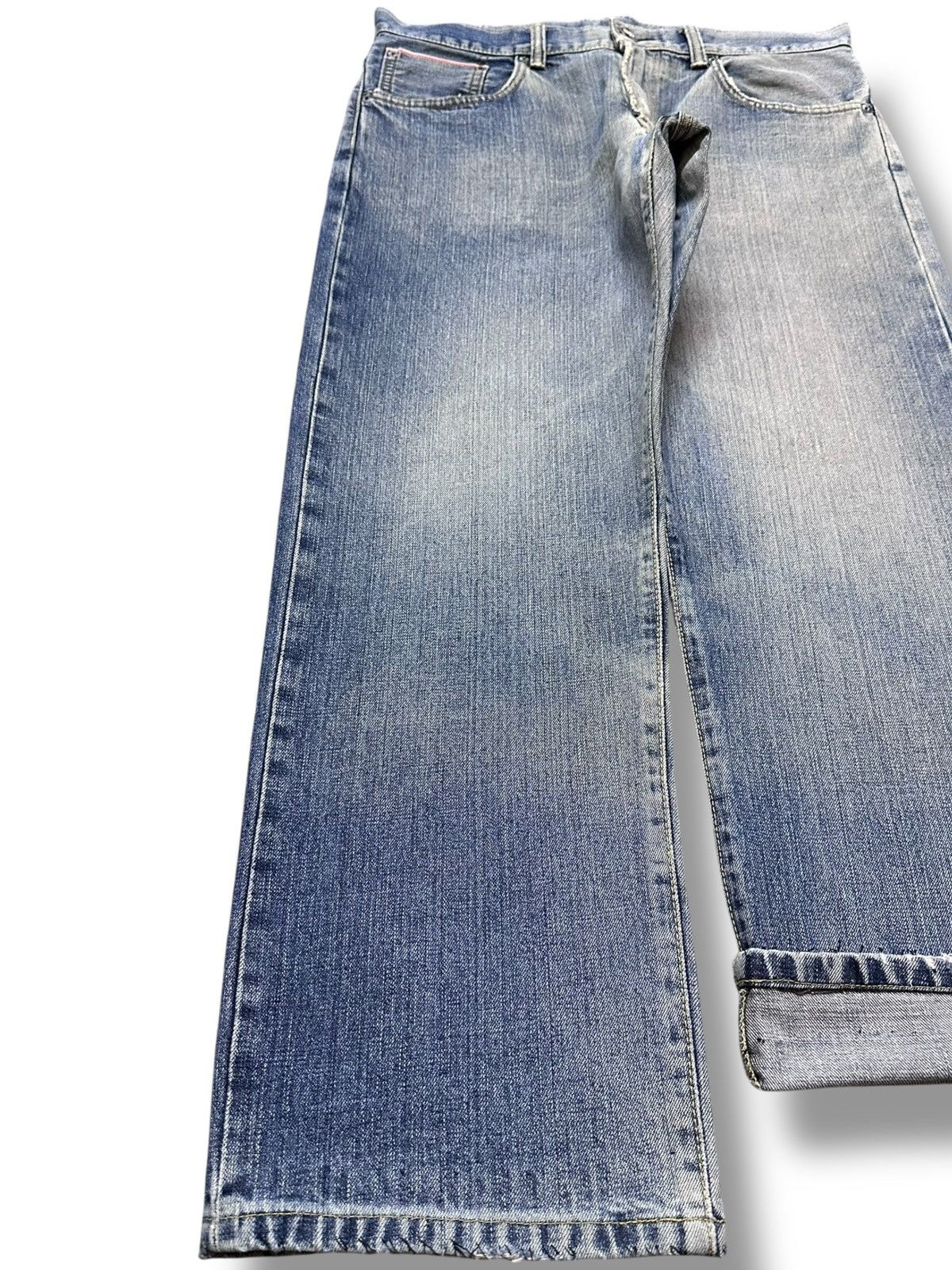 Edwin Vintage Edwin 505Z Selvedge Faded Baggy Denim Size US 34 / EU 50 - 3 Thumbnail
