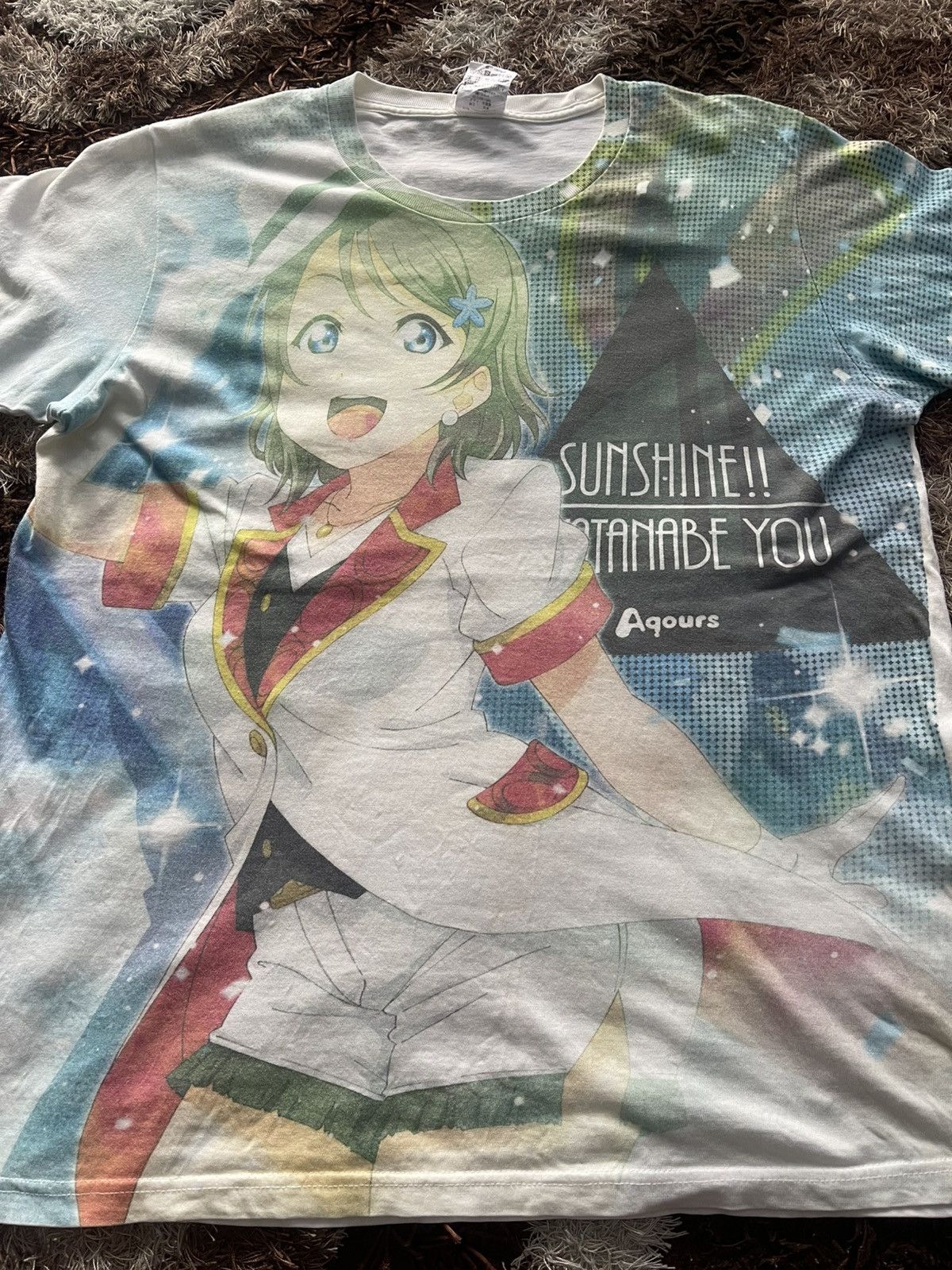Anime × Japanese Brand 🔥HOT🇯🇵🔥VINTAGE ANIME SUNSHINE WATANABE YOU TEE VERY RARE Size US XL / EU 56 / 4 - 2 Thumbnail
