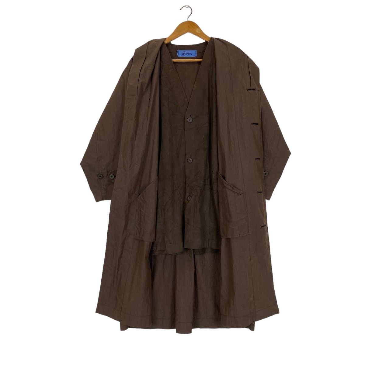 Issey Miyake ✨Vtg Windcoat ISSEY MIYAKE long oversize coat Size US M / EU 48-50 / 2 - 2 Thumbnail