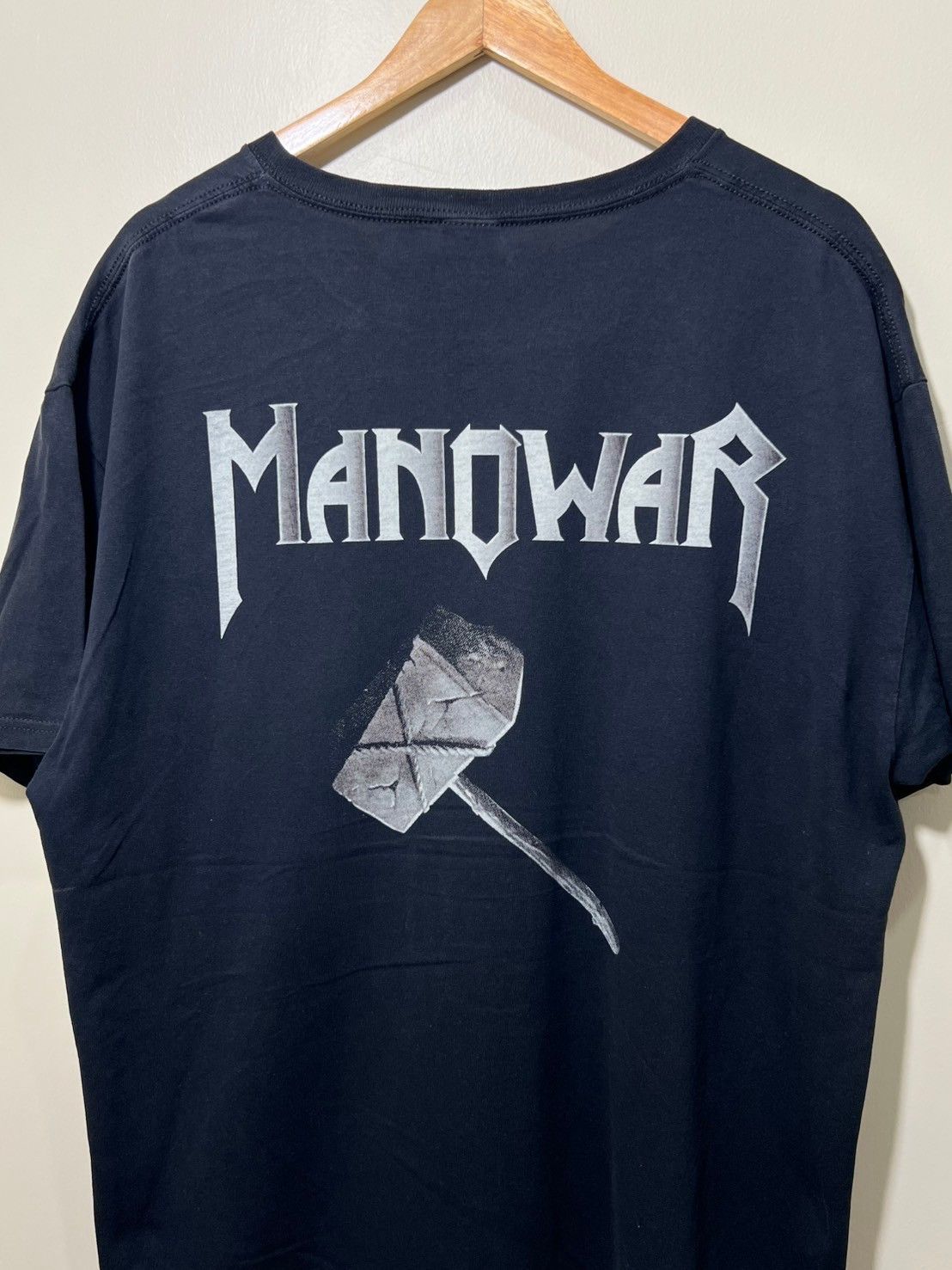 Band Tees × Vintage Vintage Manowar Warriors Of The World shirt bnz01 Size US XL / EU 56 / 4 - 4 Thumbnail
