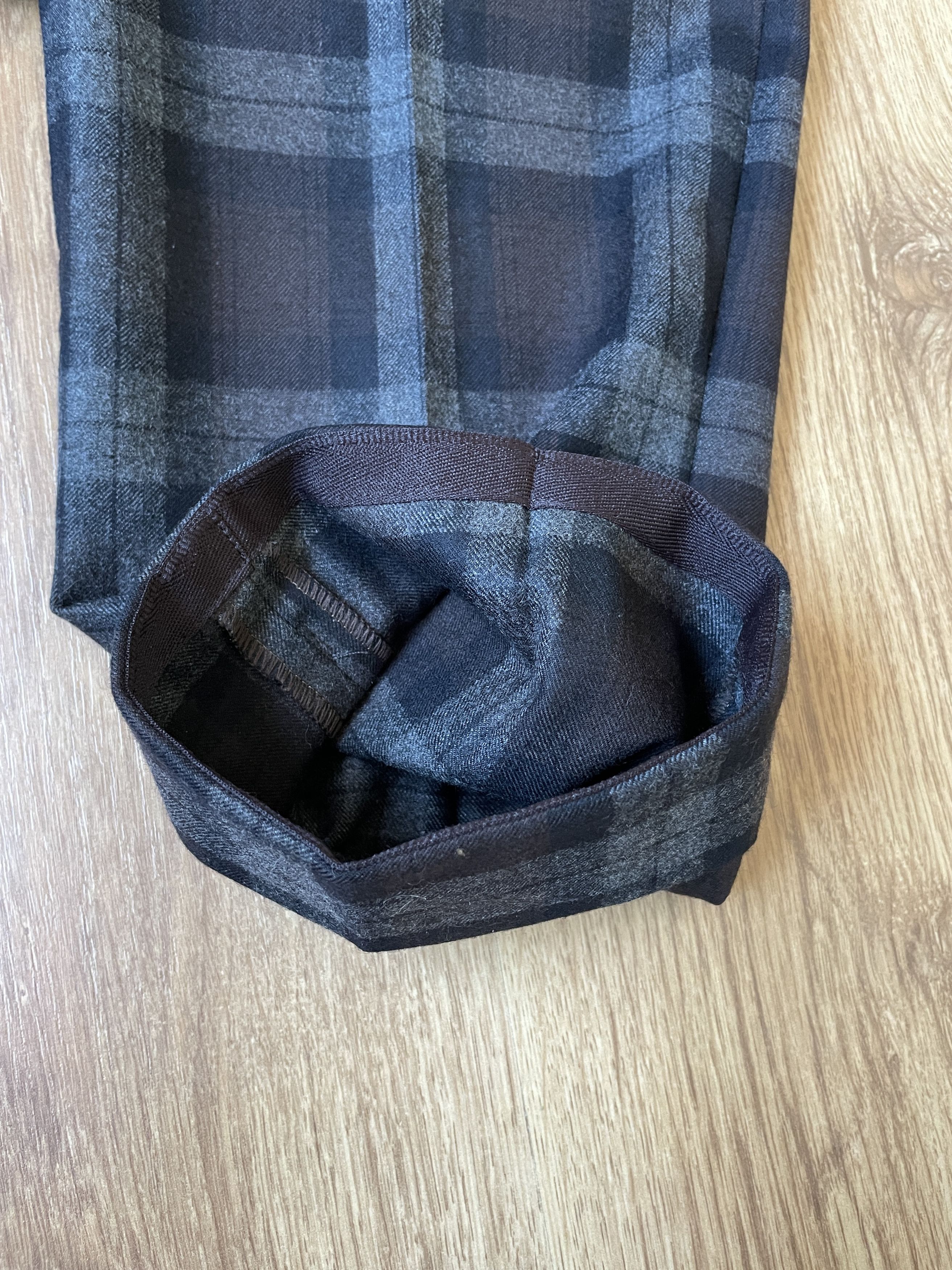 PT Torino PT01 Pantaloni Torino Cropped Plaid Slim Wool Dress Trousers Size US 30 / EU 46 - 9 Thumbnail