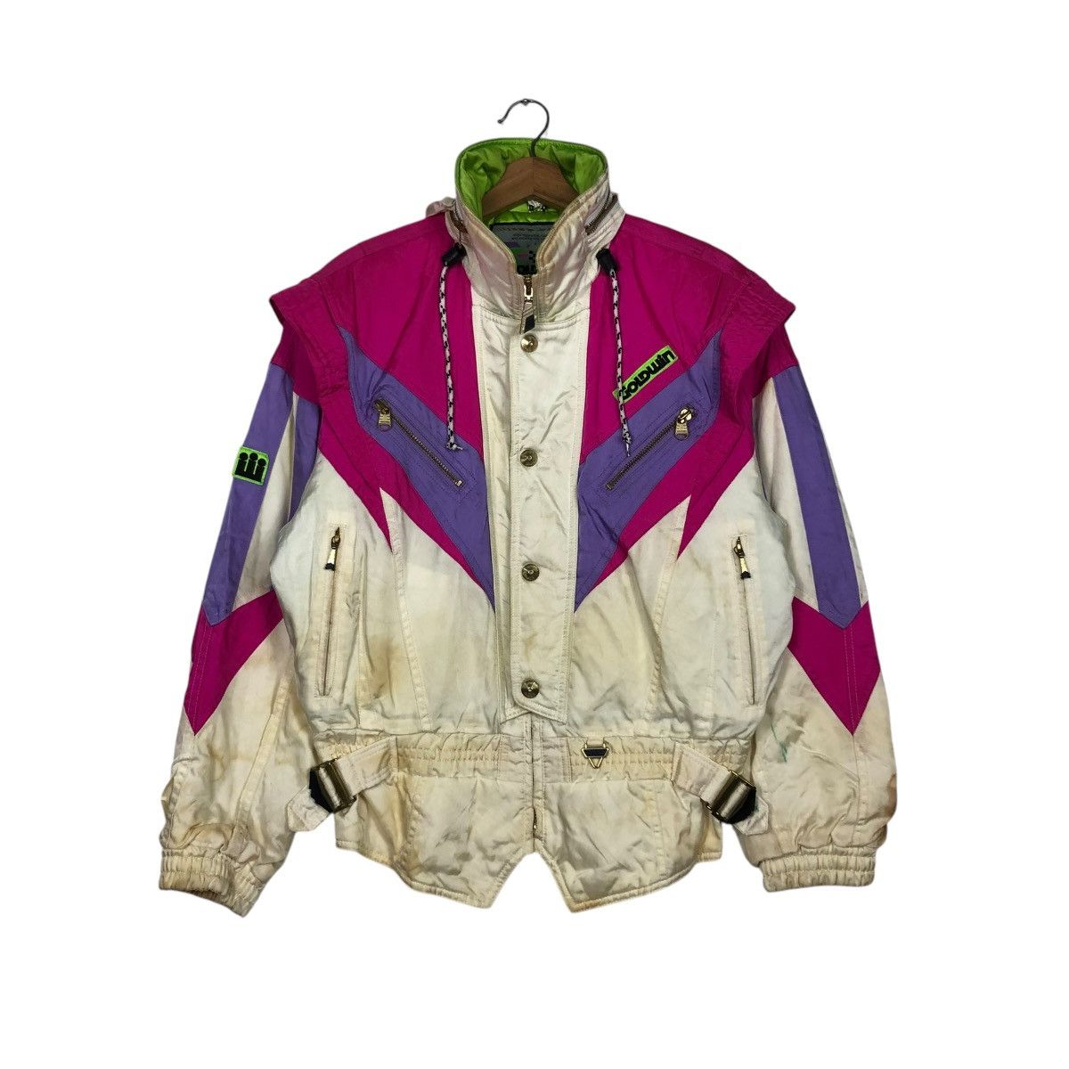 Japanese Brand 🔥VINTAGE CROPPED JACKET SKI WEAR STYLE GOLDWIN ISSEY MIYAKE Size US M / EU 48-50 / 2 - 3 Thumbnail