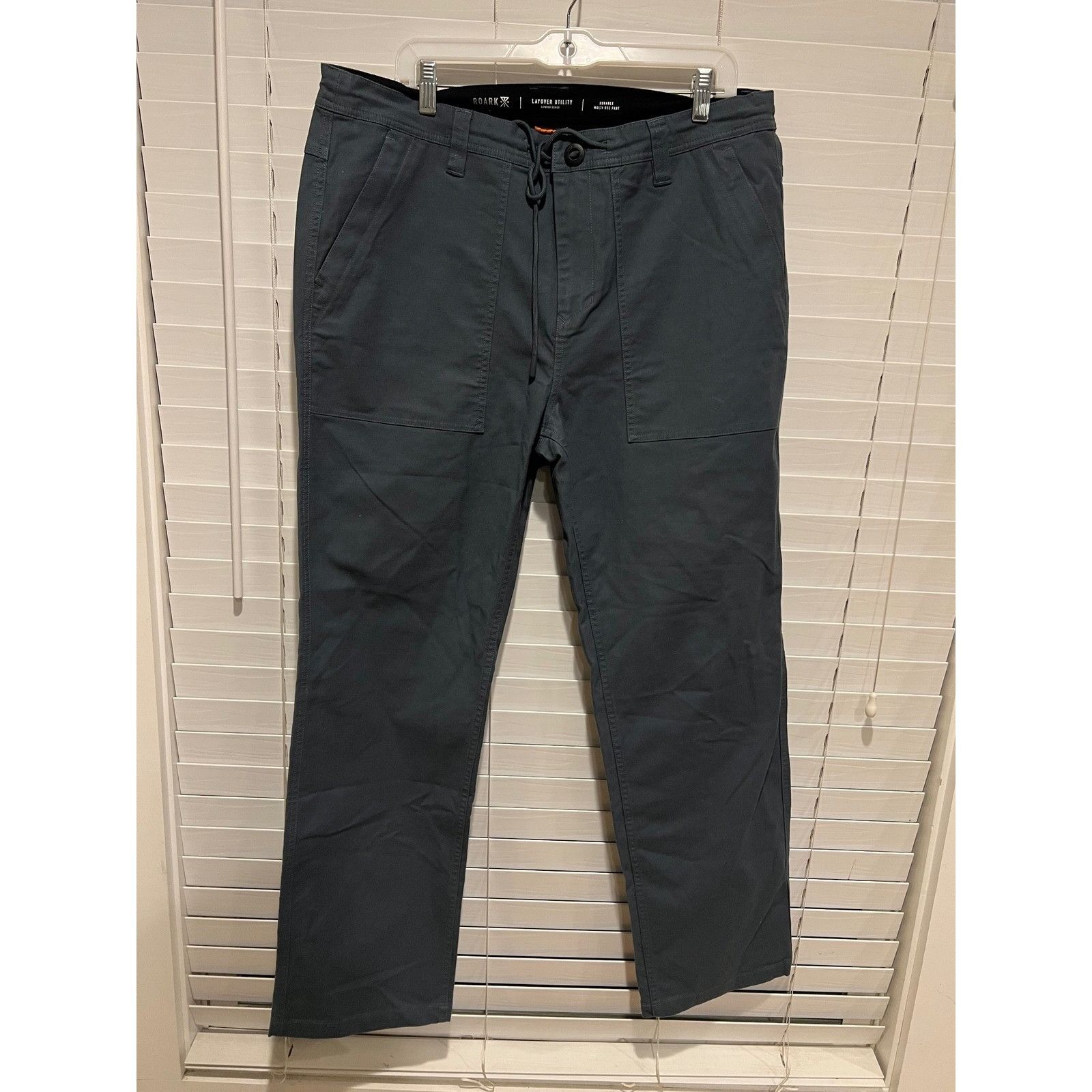 Roark Roark Layover Utility Pants Mens Size 36 Blue Gray Heavy Dut Size US 36 / EU 52 - 3 Thumbnail