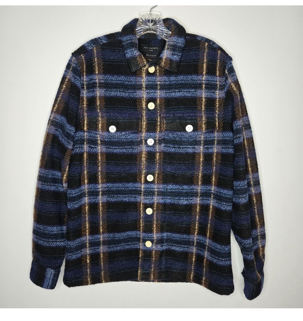 Allsaints ALL SAINTS VOSS PLAID - retails for $220 Size US M / EU 48-50 / 2 - 2 Thumbnail