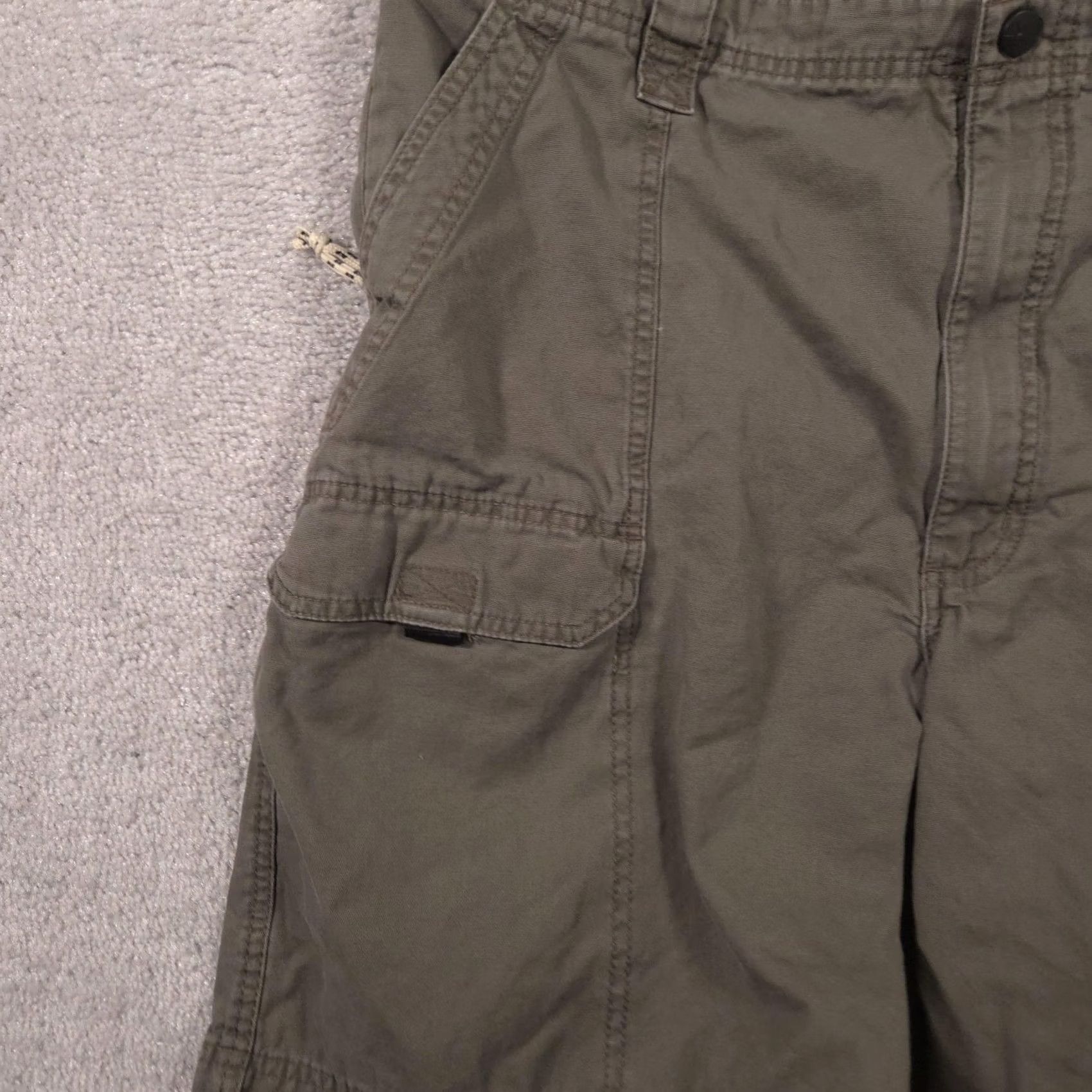 Wrangler Wrangler Cargo Shorts Mens 42 Green Elastic Waist Utility Pockets 7 Inseam Size US 42 / EU 58 - 4 Thumbnail