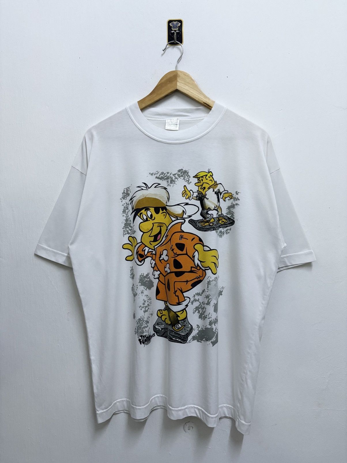 Cartoon Network Vintage 90's Bootleg Cartoon - The Flintstones Fred T-Shirt Size US L / EU 52-54 / 3 - 1 Thumbnail