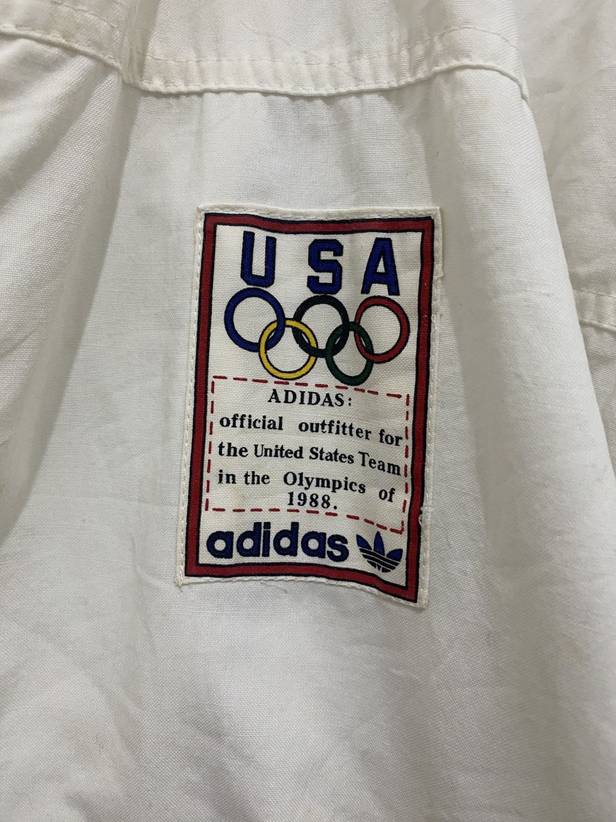 Adidas × USA Olympics × Vintage Vintage 1988 Adidas Olympic Usa Jacket Size US XL / EU 56 / 4 - 9 Thumbnail