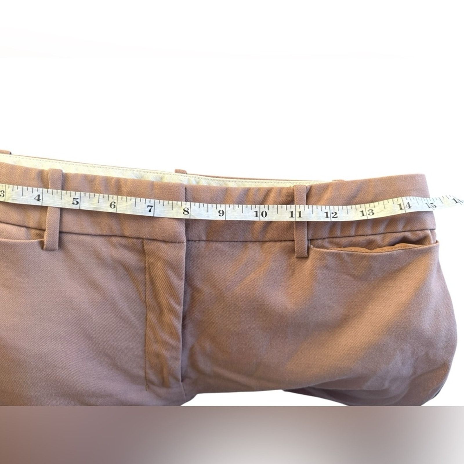 Designer M.M.LaFleur Smith Camel Wool Pants 4 Size 27" / US 4 / IT 40 - 8 Thumbnail