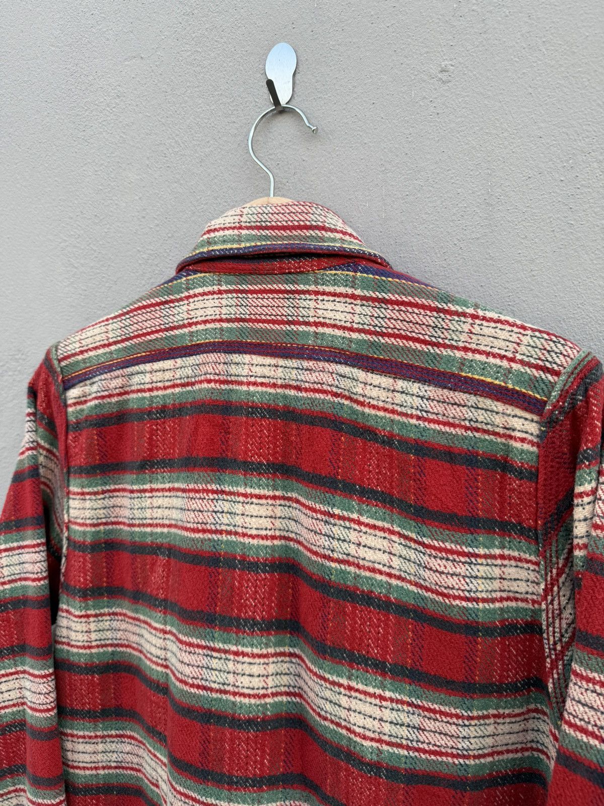 Nigel Cabourn RARE🔥Vintage Nigel Cabourn Reversible Flannel Checked Plaid Size US S / EU 44-46 / 1 - 12 Thumbnail