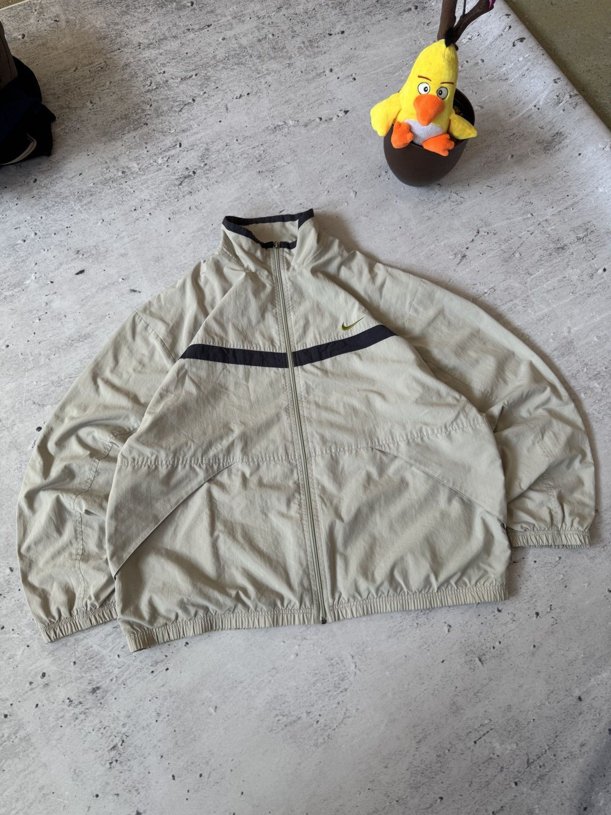 Nike × Vintage NIKE VINTAGE BASIC LOGO OVERSIZE BAGGY LIGHT JACKET Size US XL / EU 56 / 4 - 1 Thumbnail
