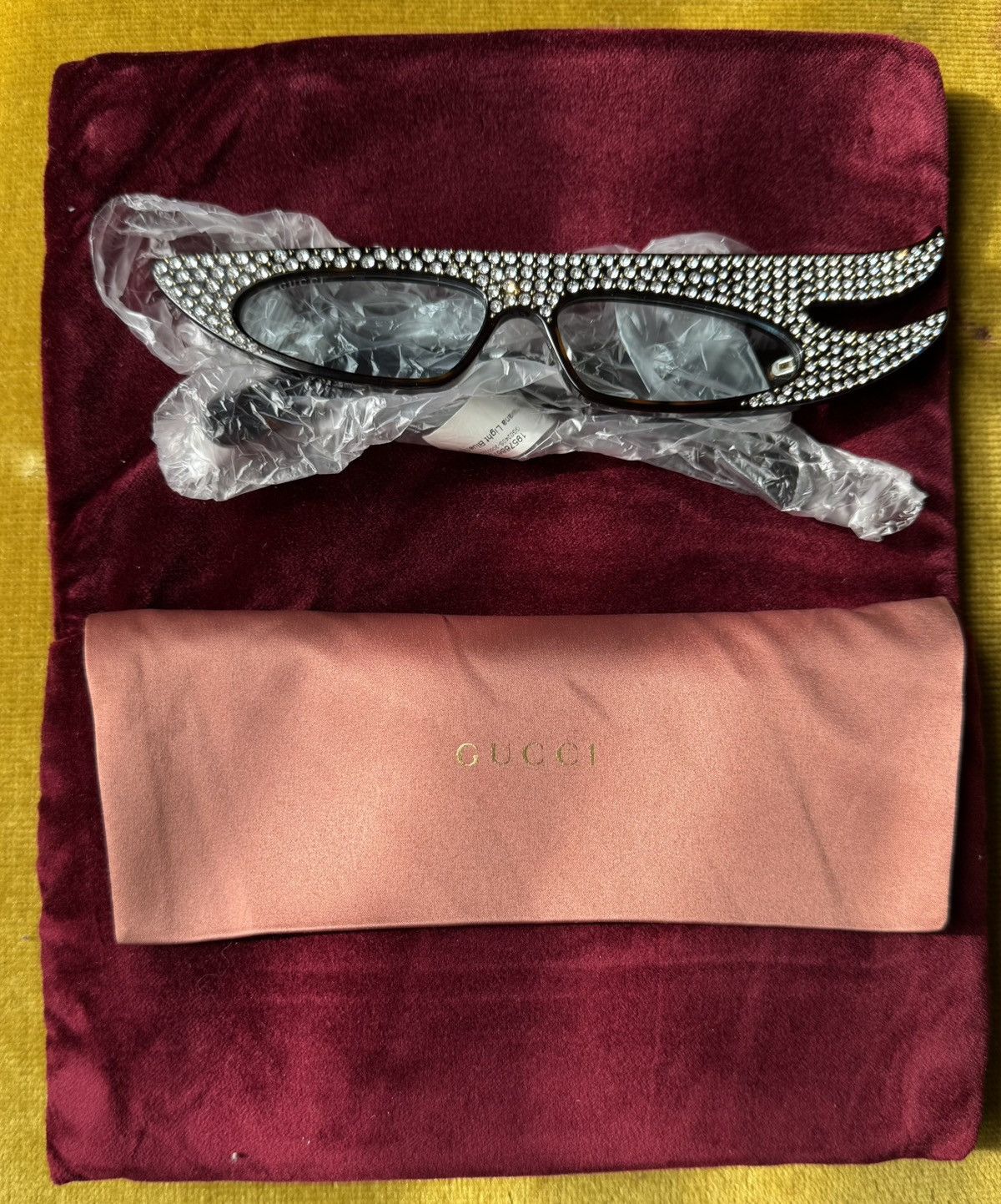 Gucci Gucci Hollywood Sunglasses Size ONE SIZE - 1 Thumbnail
