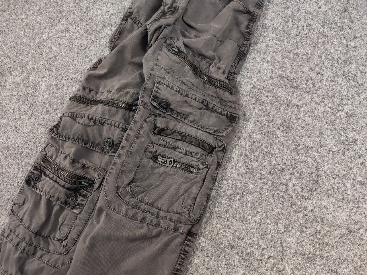 Hysteric Glamour Vintage if six was nine Style Y2K Faded Baggy Cargo Pants Size US 32 / EU 48 - 5 Thumbnail