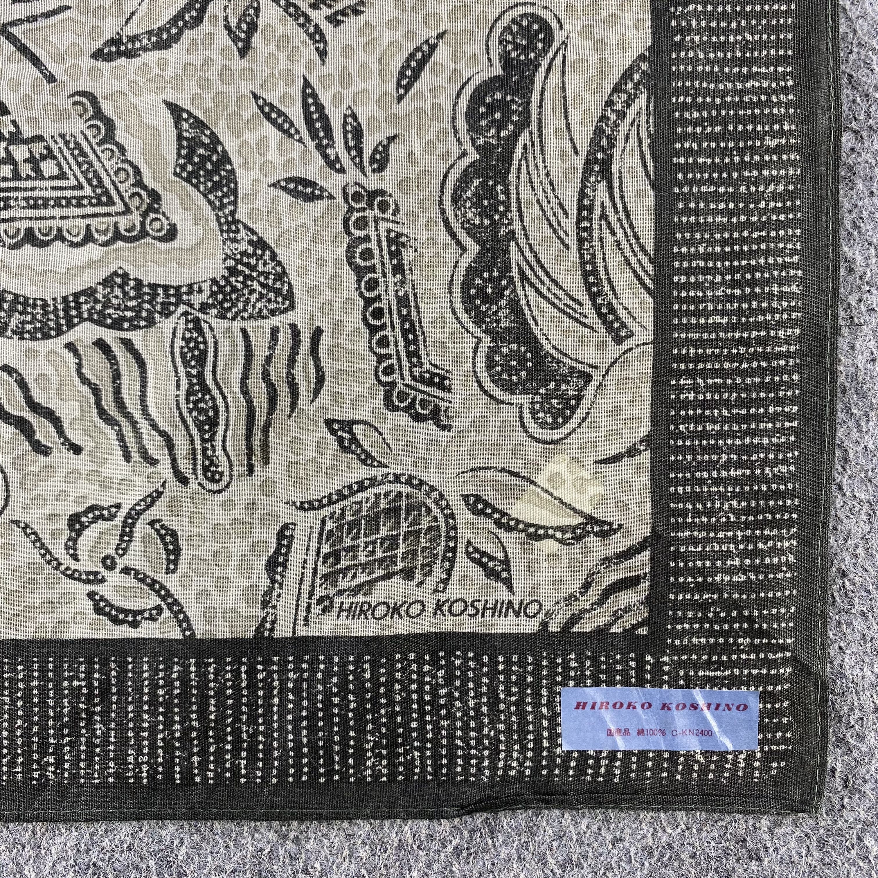 Hiroko Koshino Homme Hiroko Koshino Handkerchief/Neckerchief/Bandana HC579 Size ONE SIZE - 3 Thumbnail