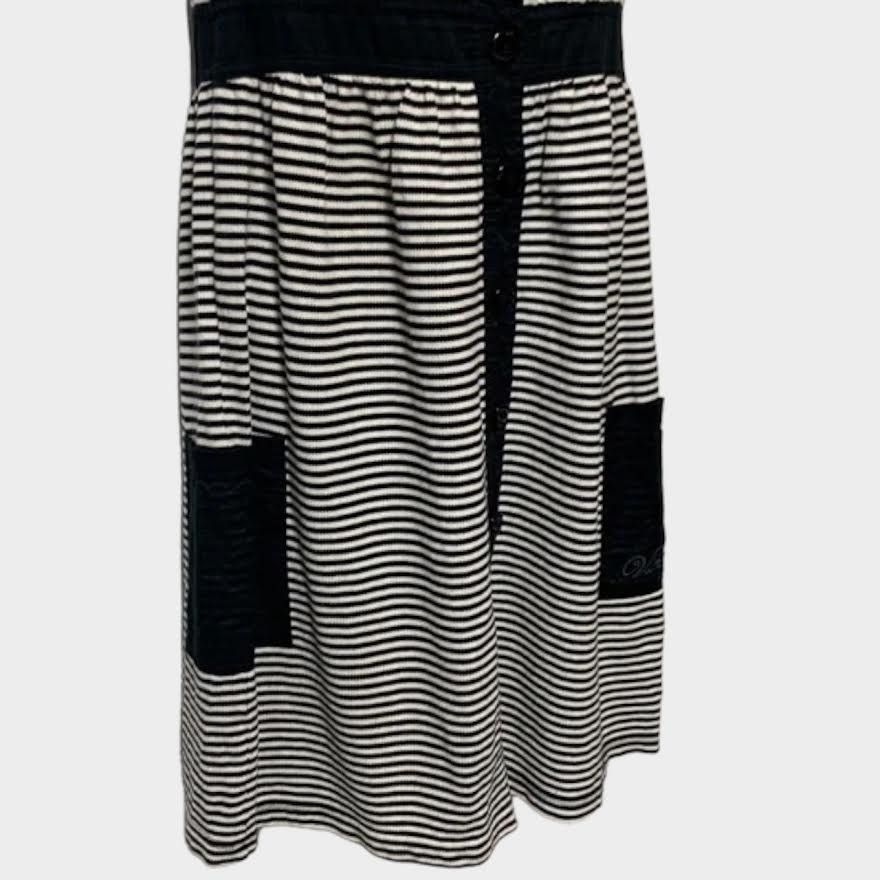 Vans Vans | Vintage Y2K Black & White Pocket Dress | Medium Size M / US 6-8 / IT 42-44 - 5 Thumbnail