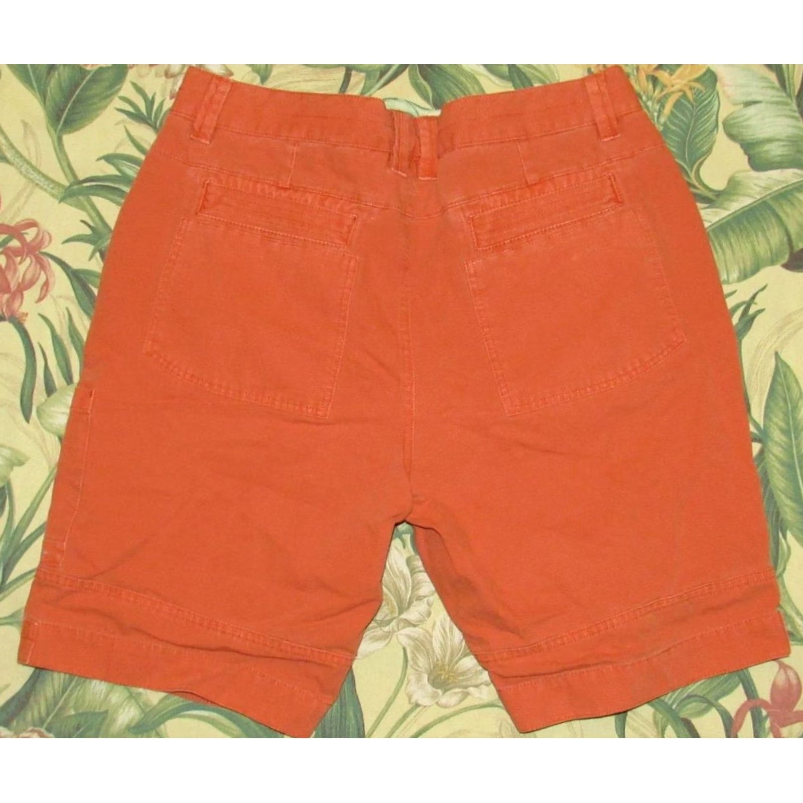Carbon2Cobalt CARBON2COBALT Rust 9" Cotton Flat Front Chino Shorts 32 Size US 32 / EU 48 - 3 Thumbnail