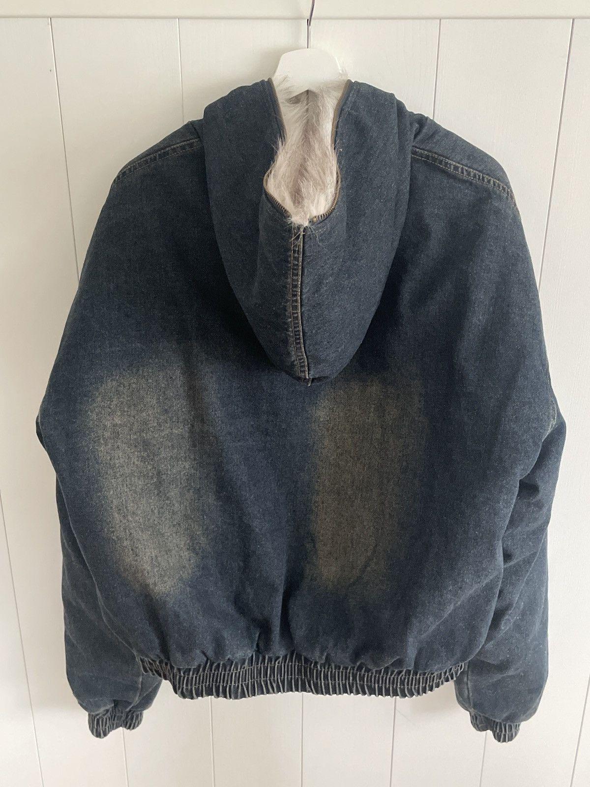Other Distopion Blue denim jacket with white furr Size US M / EU 48-50 / 2 - 2 Thumbnail