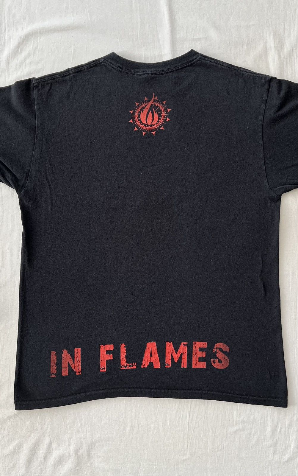 Band Tees Vintage 2000s In Flames Death Metal Band Black T-shirt Size US L / EU 52-54 / 3 - 13 Thumbnail